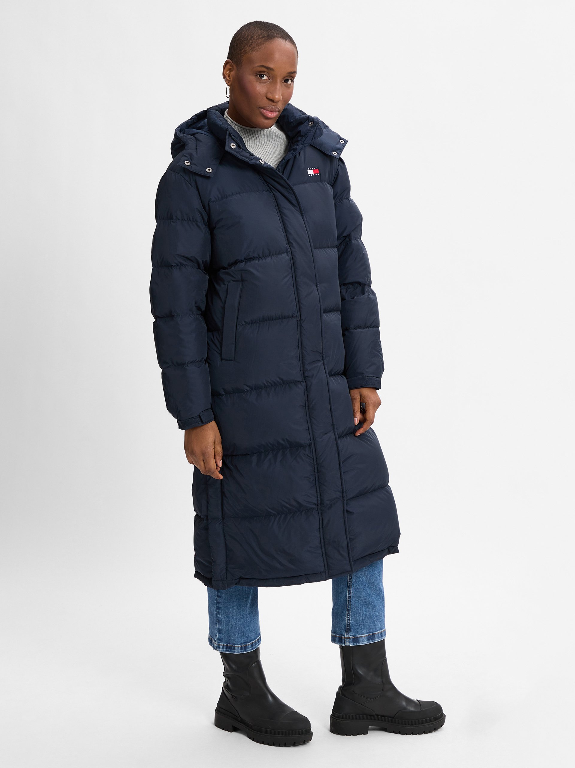 Tommy Jeans Płaszcz - Alaska Kobiety niebieski