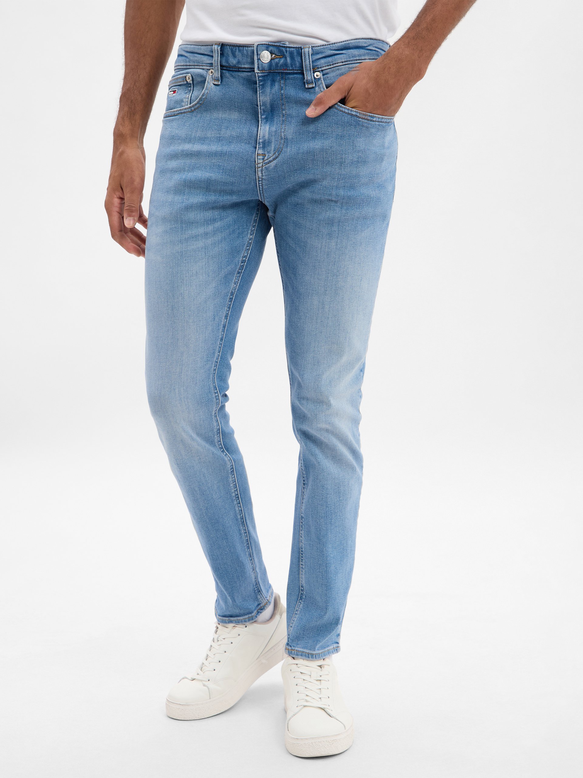 Tommy Jeans Dżinsy Mężczyźni Bawełna niebieski, 34-34