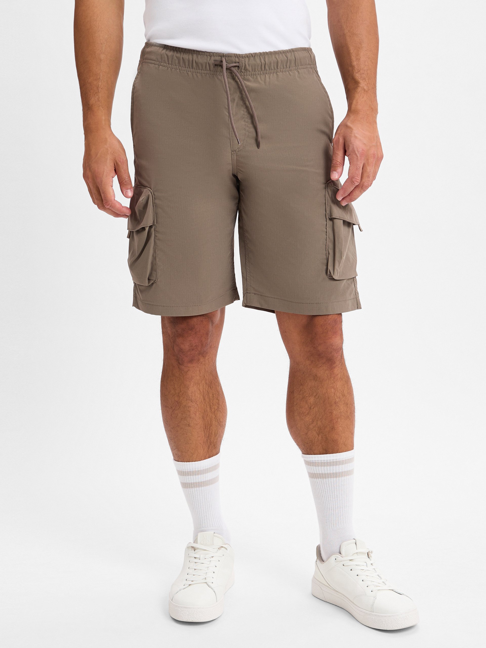 Jack & Jones szorty cargo - JPSTCole Mężczyźni Sztuczne włókno szary