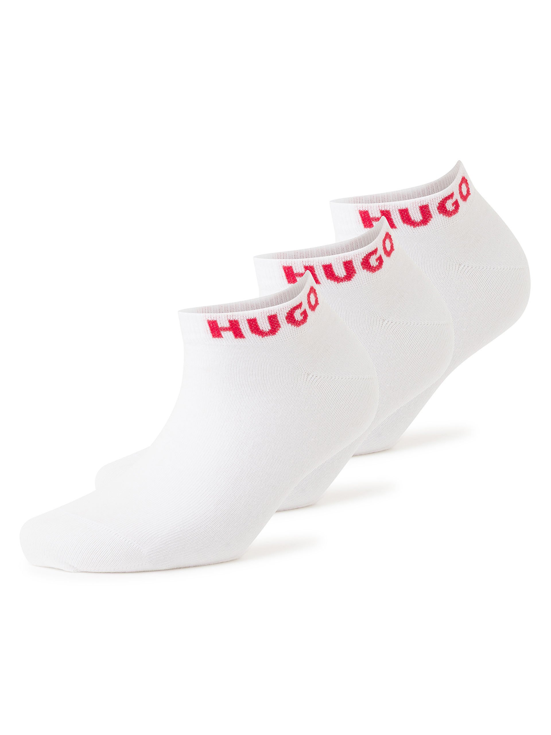 HUGO Skarpety w 3-paku - 3P AS UNI CC W Kobiety biały|czerwony, 39-42