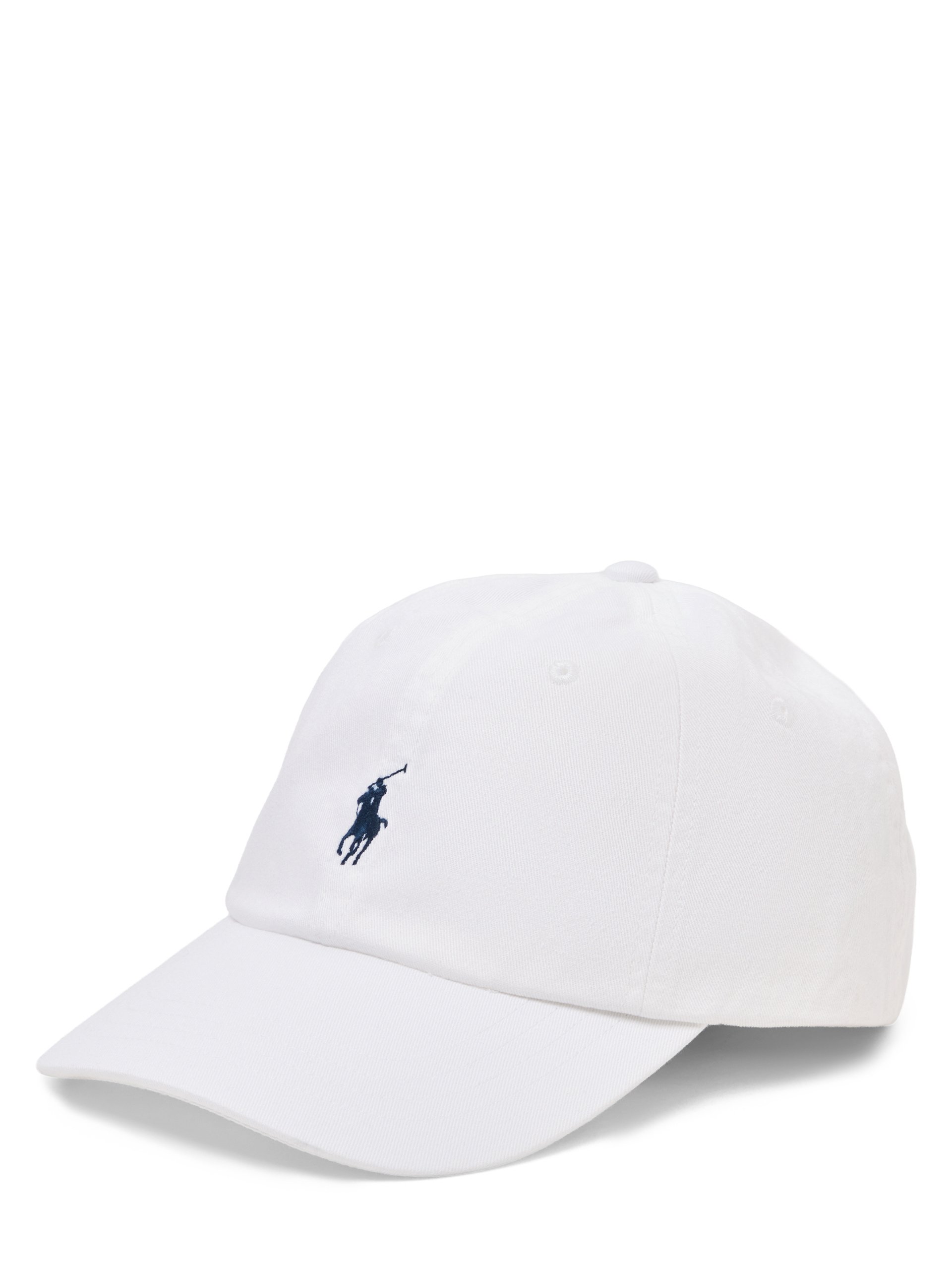Polo Ralph Lauren czapka z daszkiem Kobiety Bawełna biały