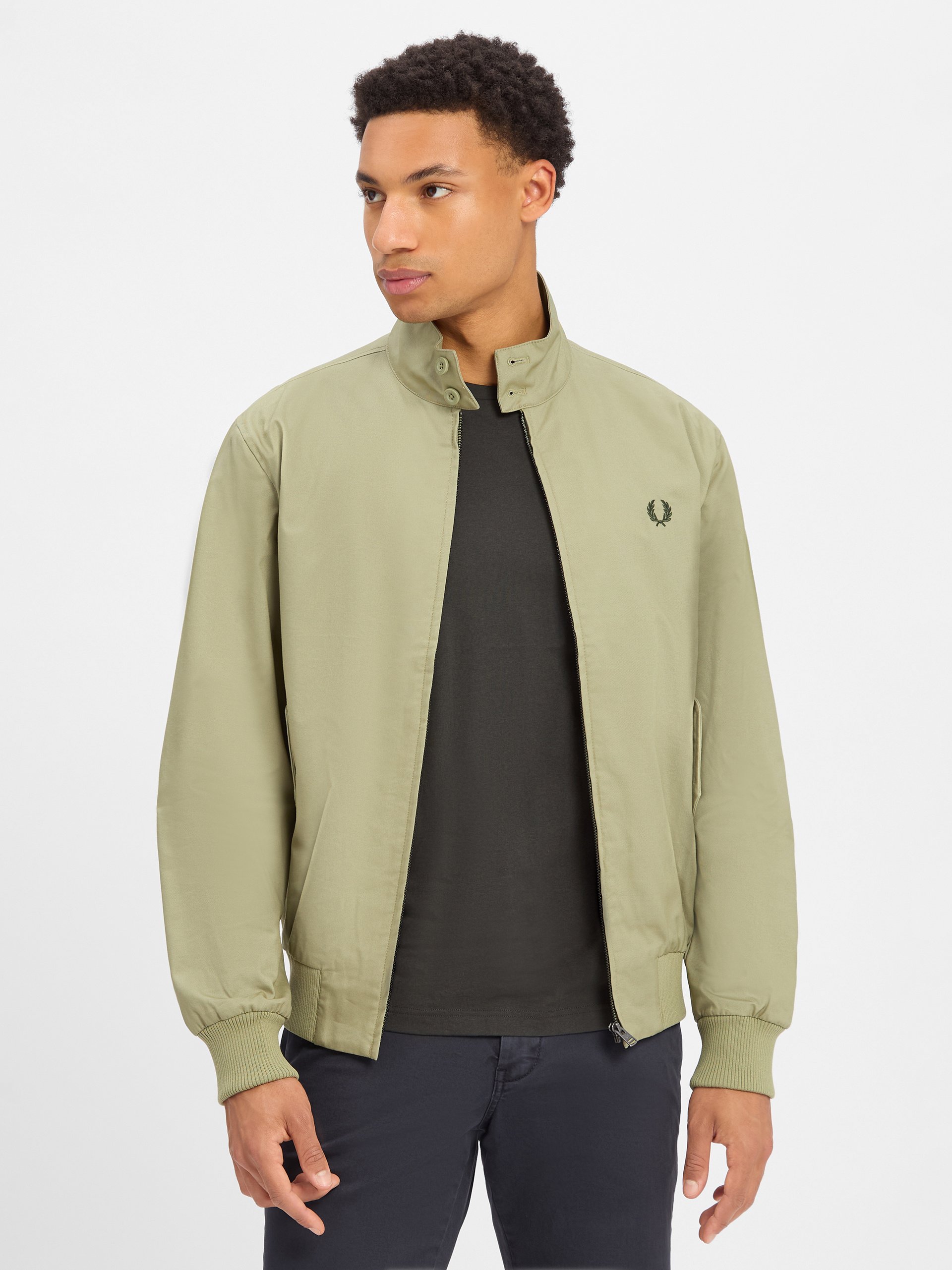 Fred Perry Bluza Mężczyźni Bawełna zielony