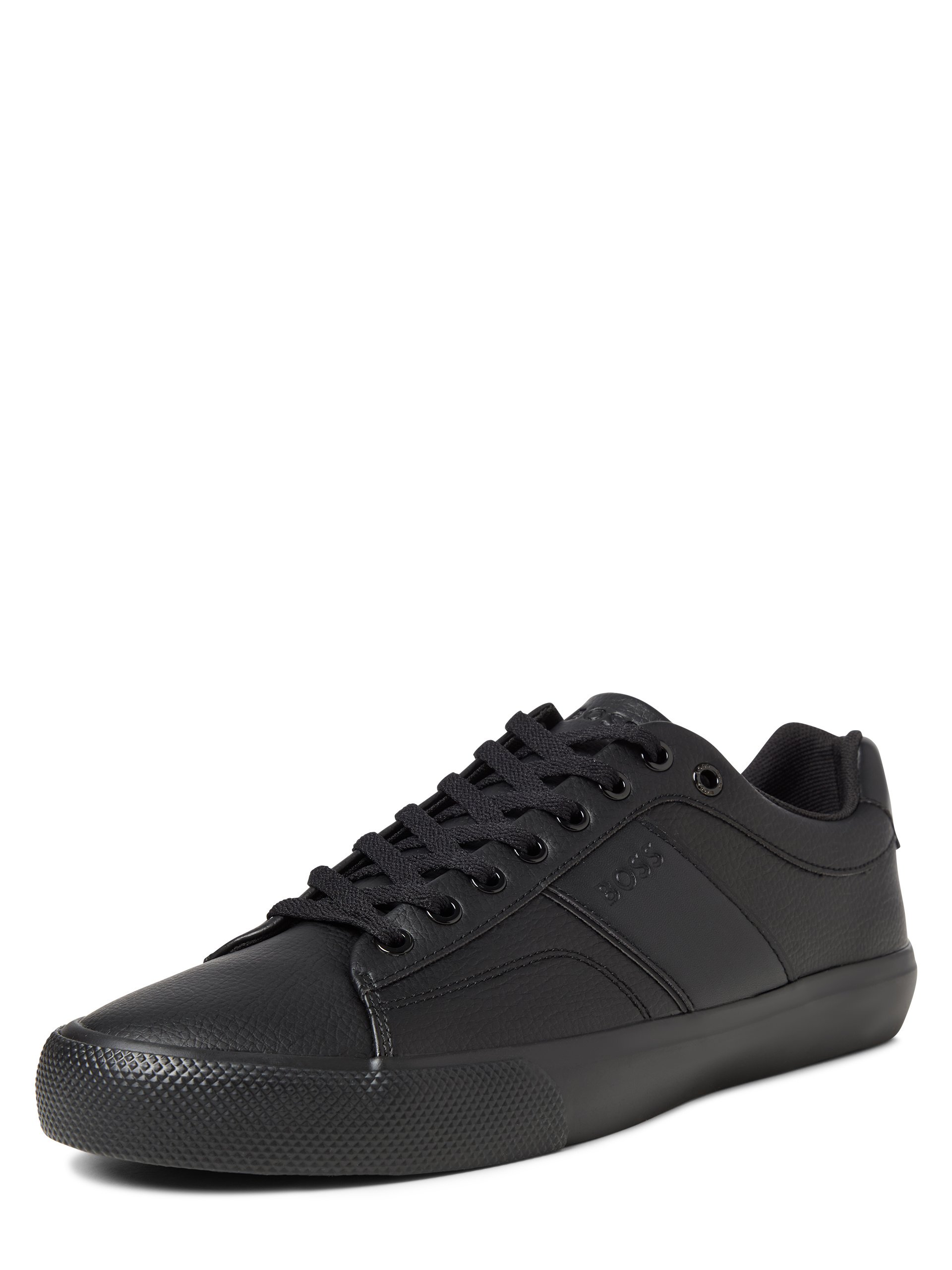 BOSS Buty treningowe - Aiden_Tenn Mężczyźni Sztuczna skóra czarny