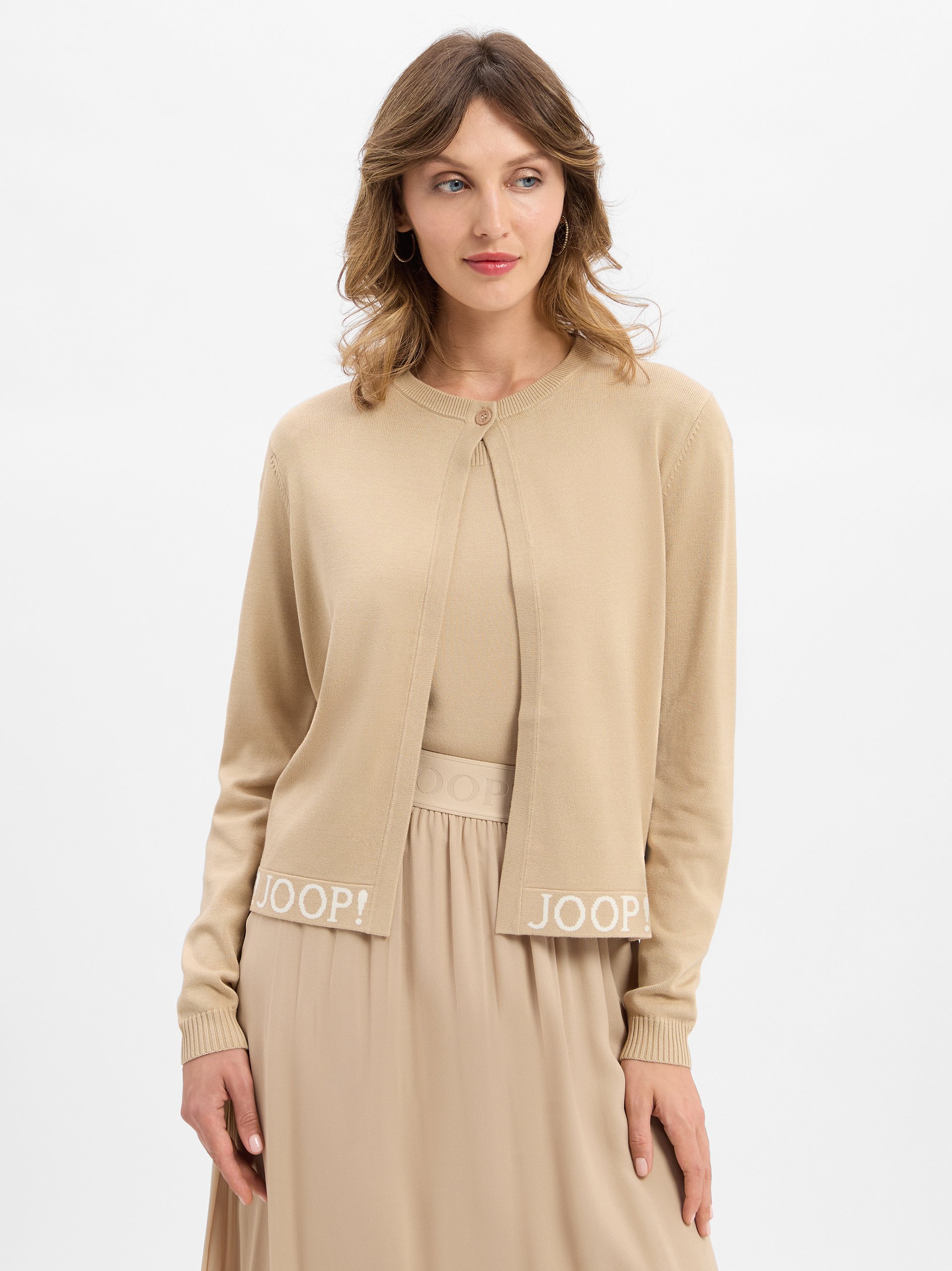 JOOP! Kardigan - Kona Kobiety beżowy