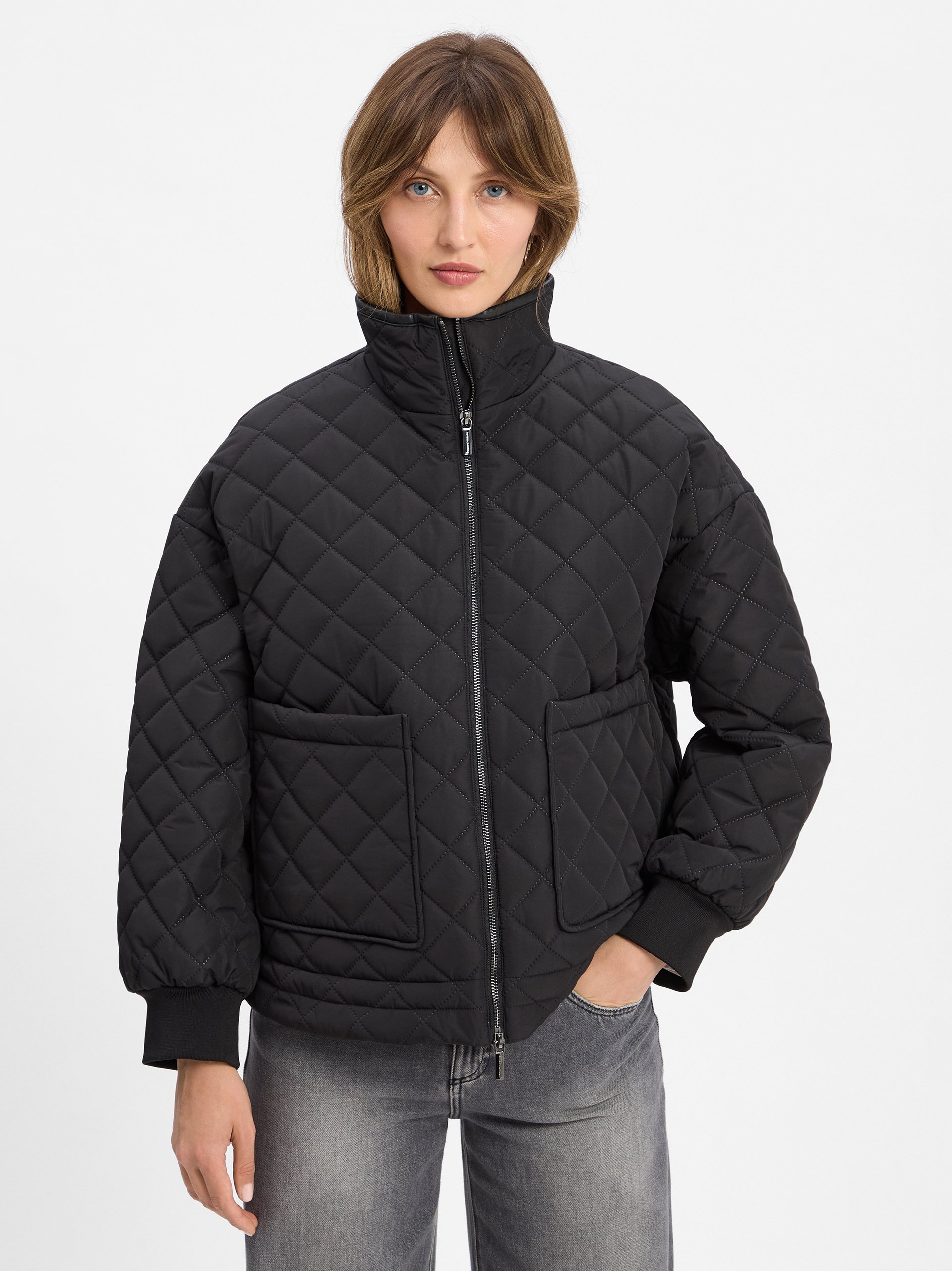 Armani Exchange kurtka pikowana Kobiety czarny
