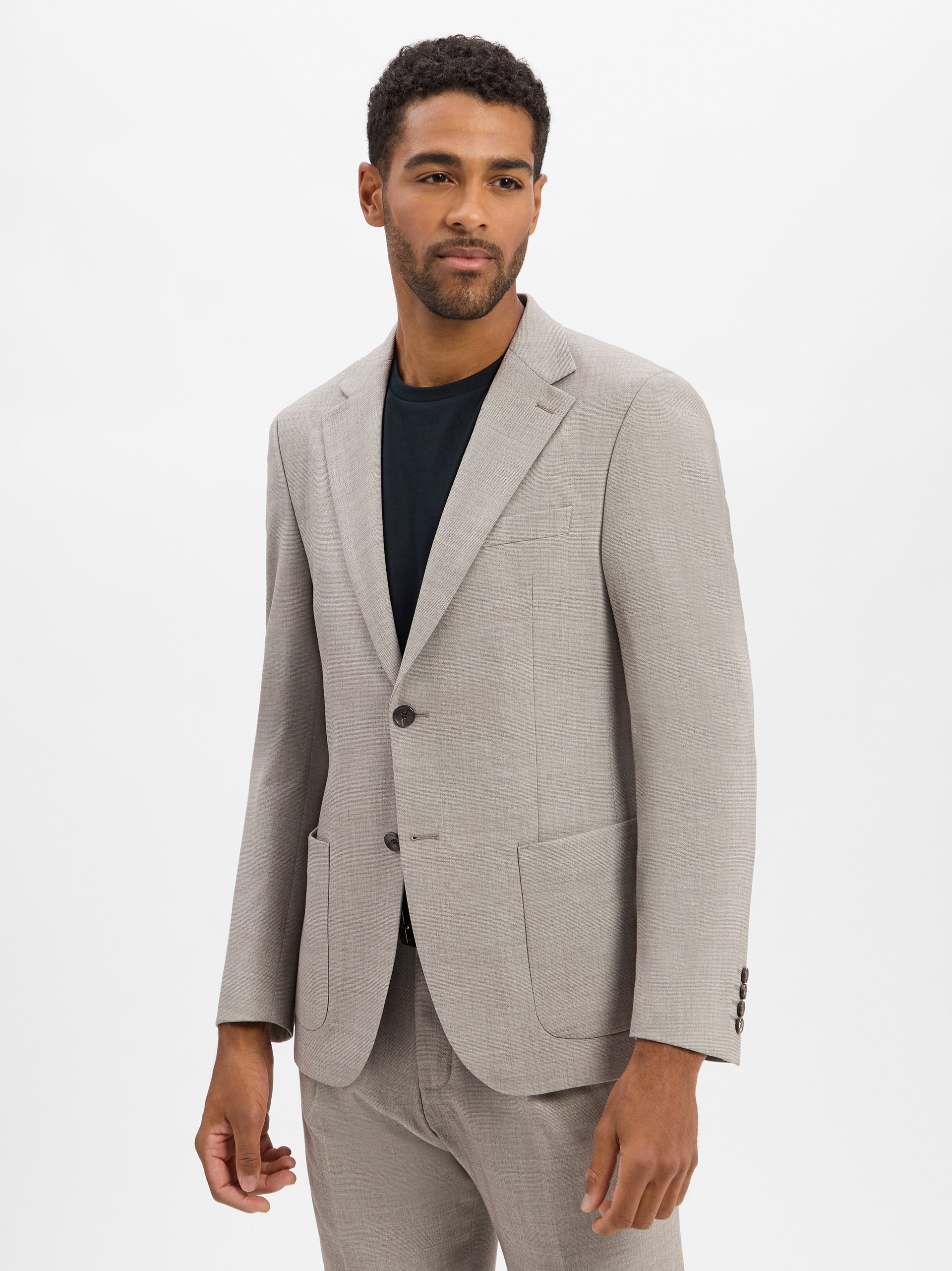 Strellson kurtka modułowa - Arndt Mężczyźni Slim Fit beżowy