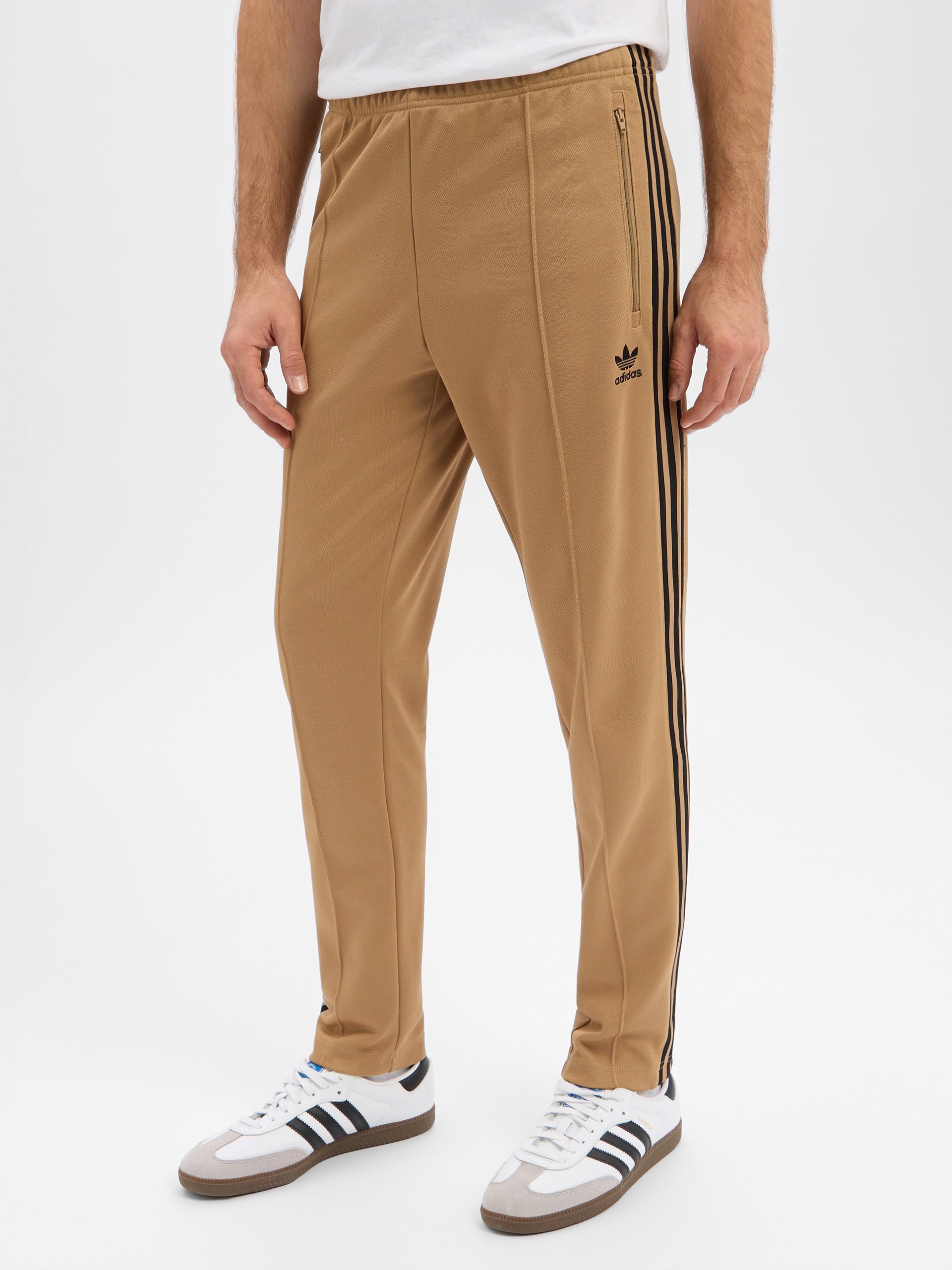 adidas Originals spodnie dresowe Mężczyźni Bawełna beżowy