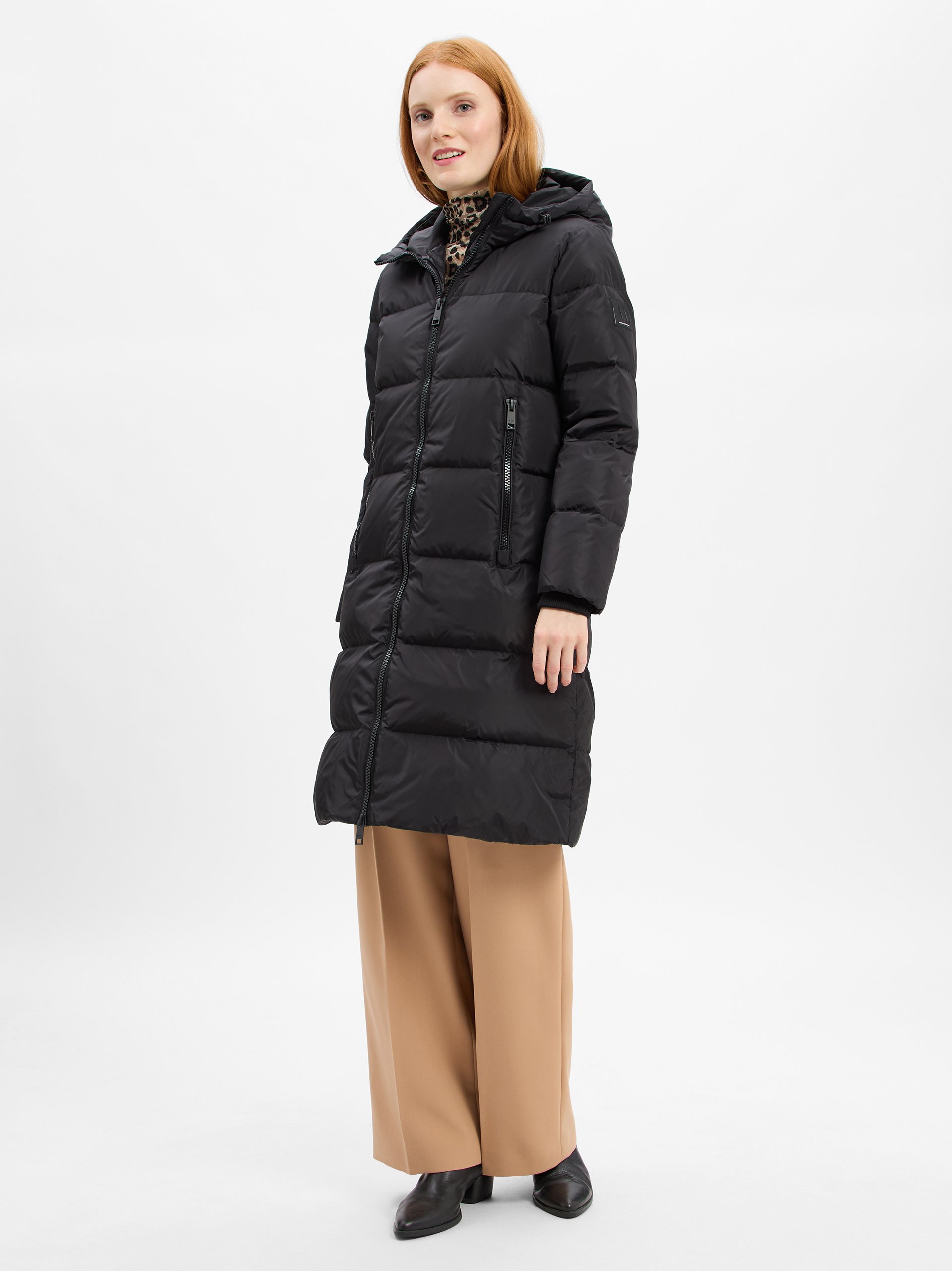 Armani Exchange płaszcz puchowy Kobiety czarny