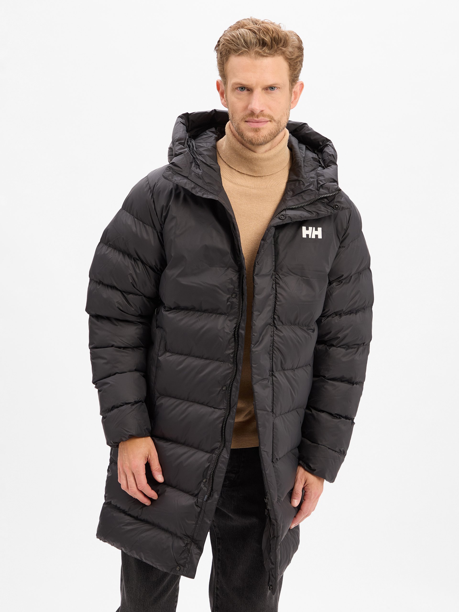 Helly Hansen Pikowana kurtka Mężczyźni Sztuczne włókno czarny