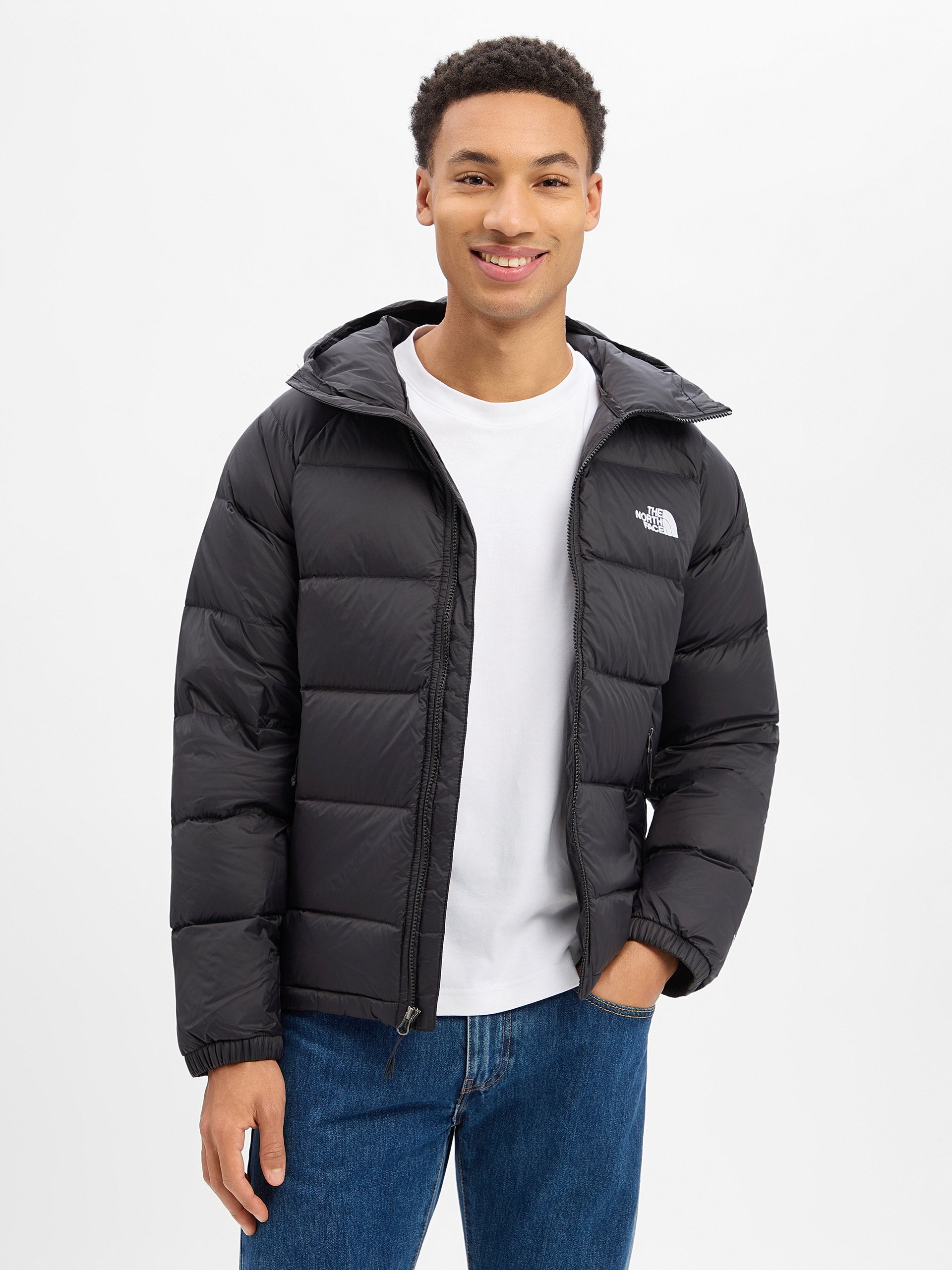 The North Face kurtka puchowa Mężczyźni Sztuczne włókno czarny