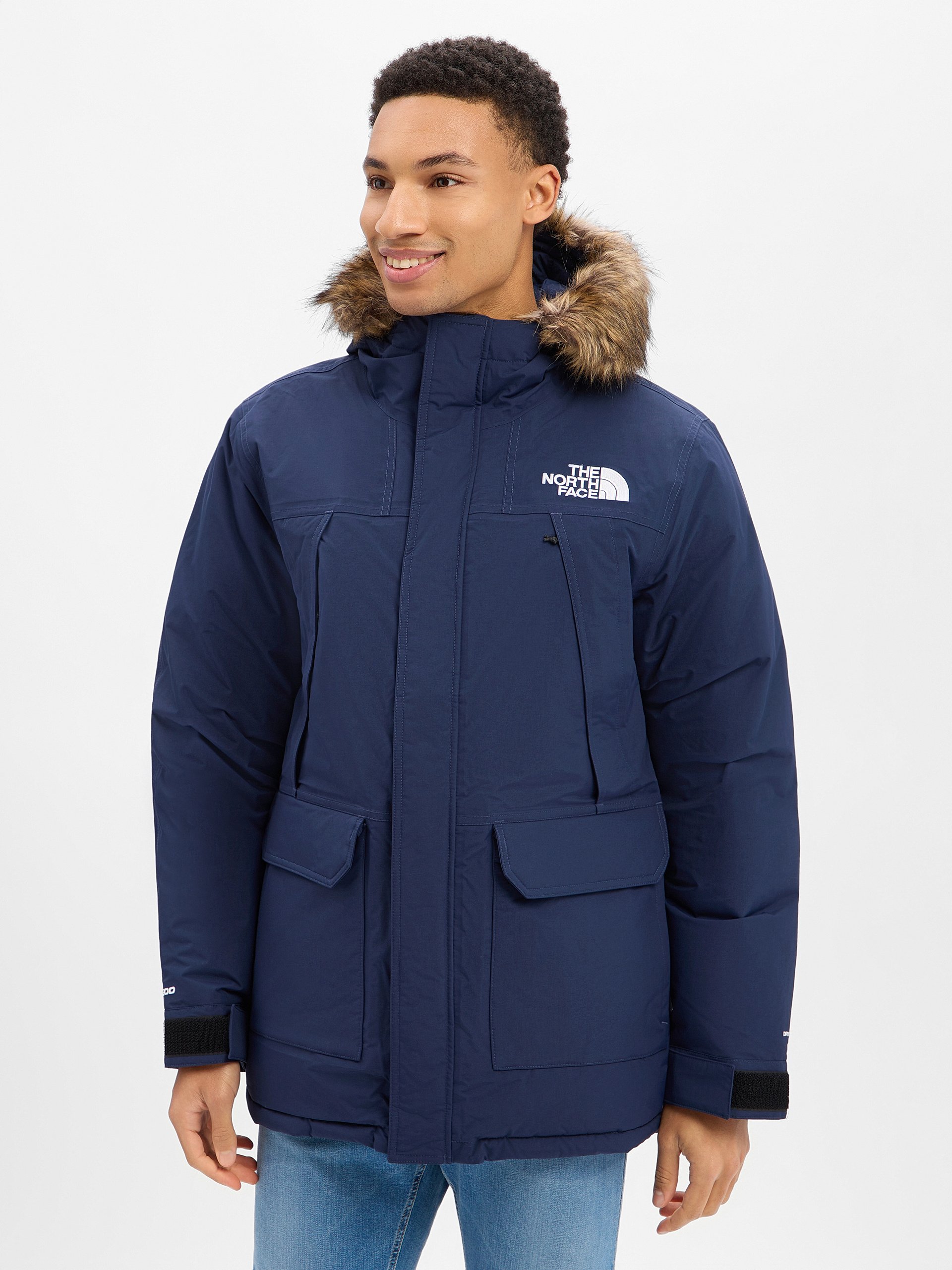 The North Face kurtka funkcjonalna - McMurdo Mężczyźni niebieski