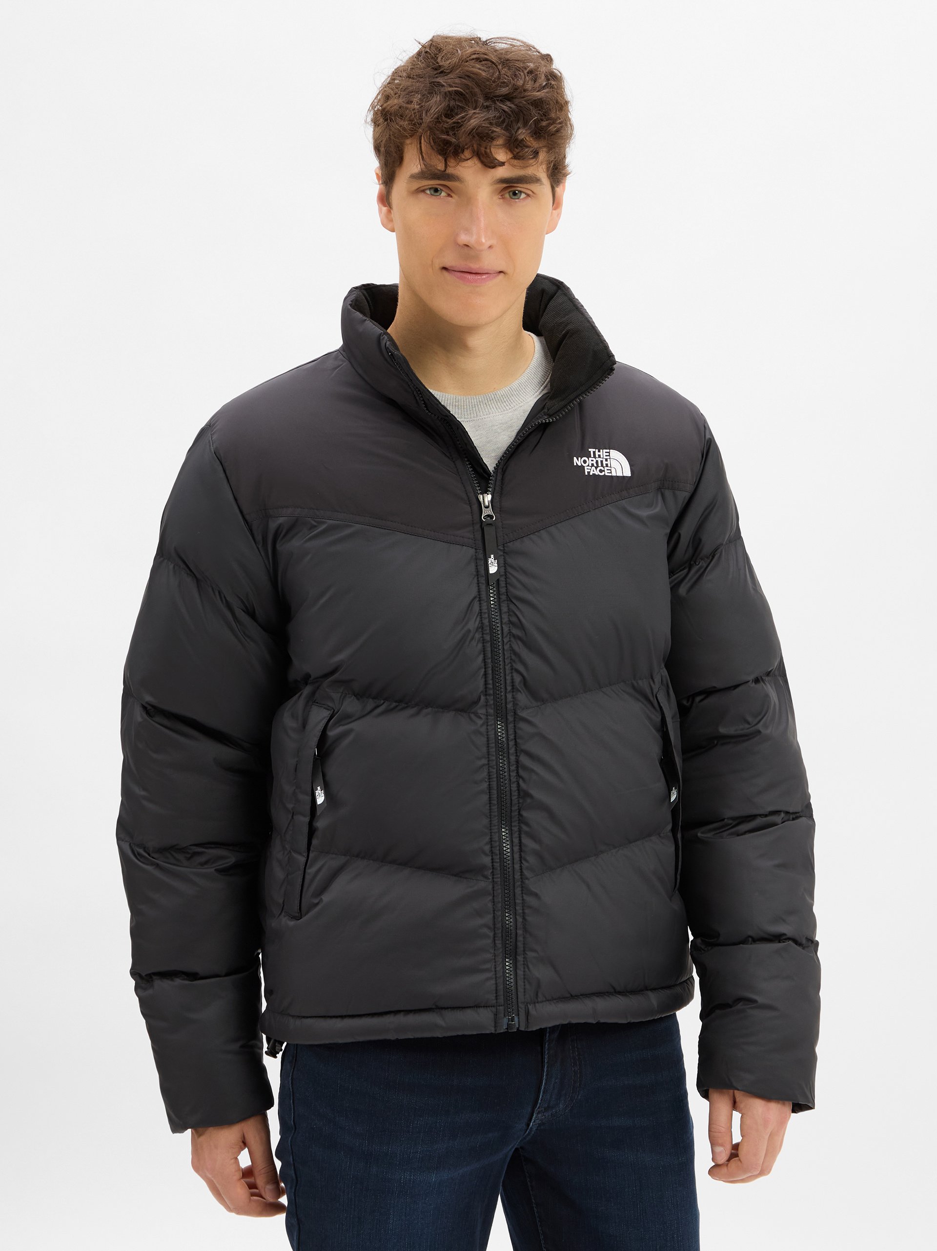 The North Face kurtka pikowana - Saikuru Mężczyźni Sztuczne włókno czarny