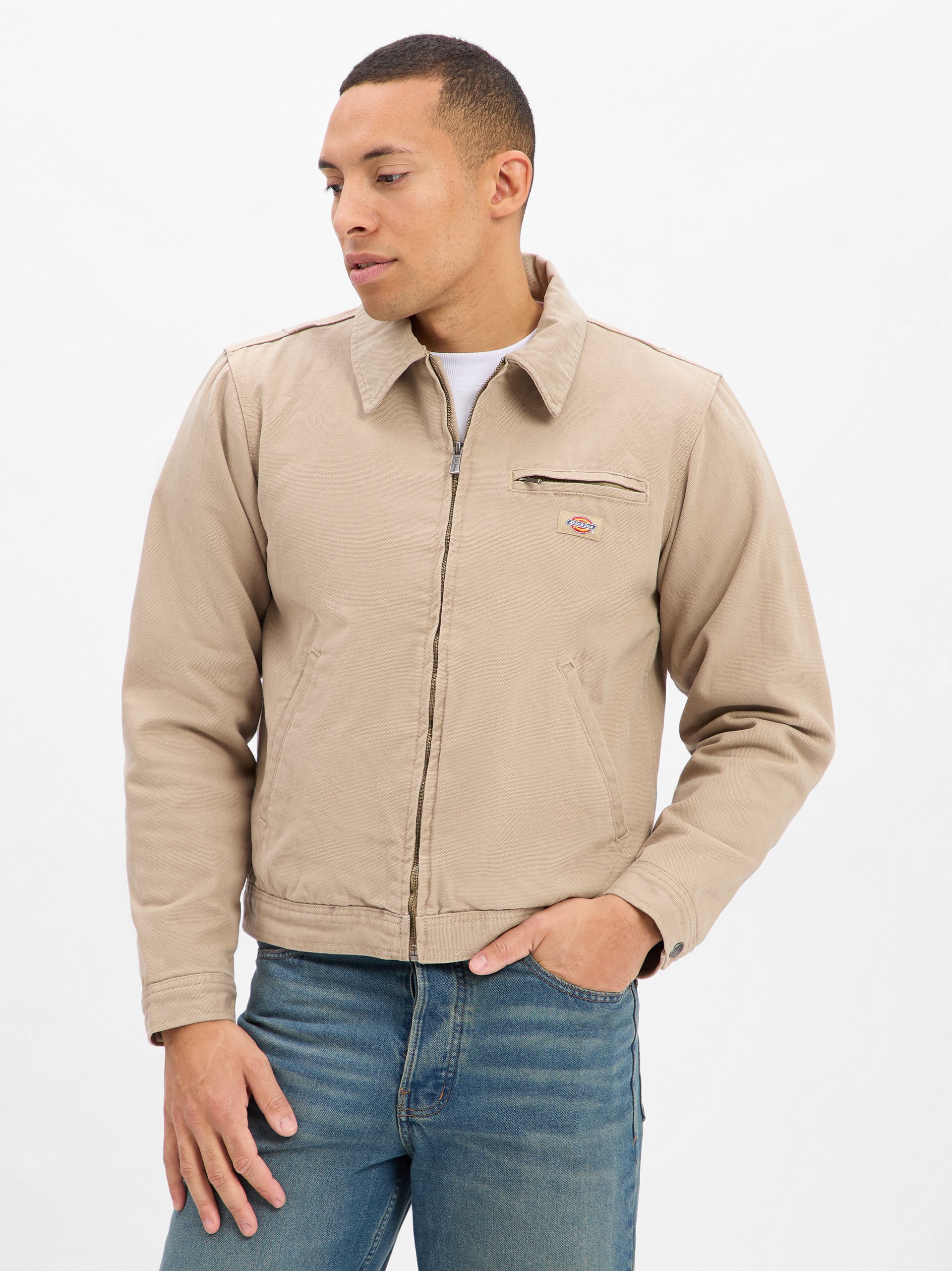Dickies kurtka płócienna Mężczyźni Bawełna brązowy