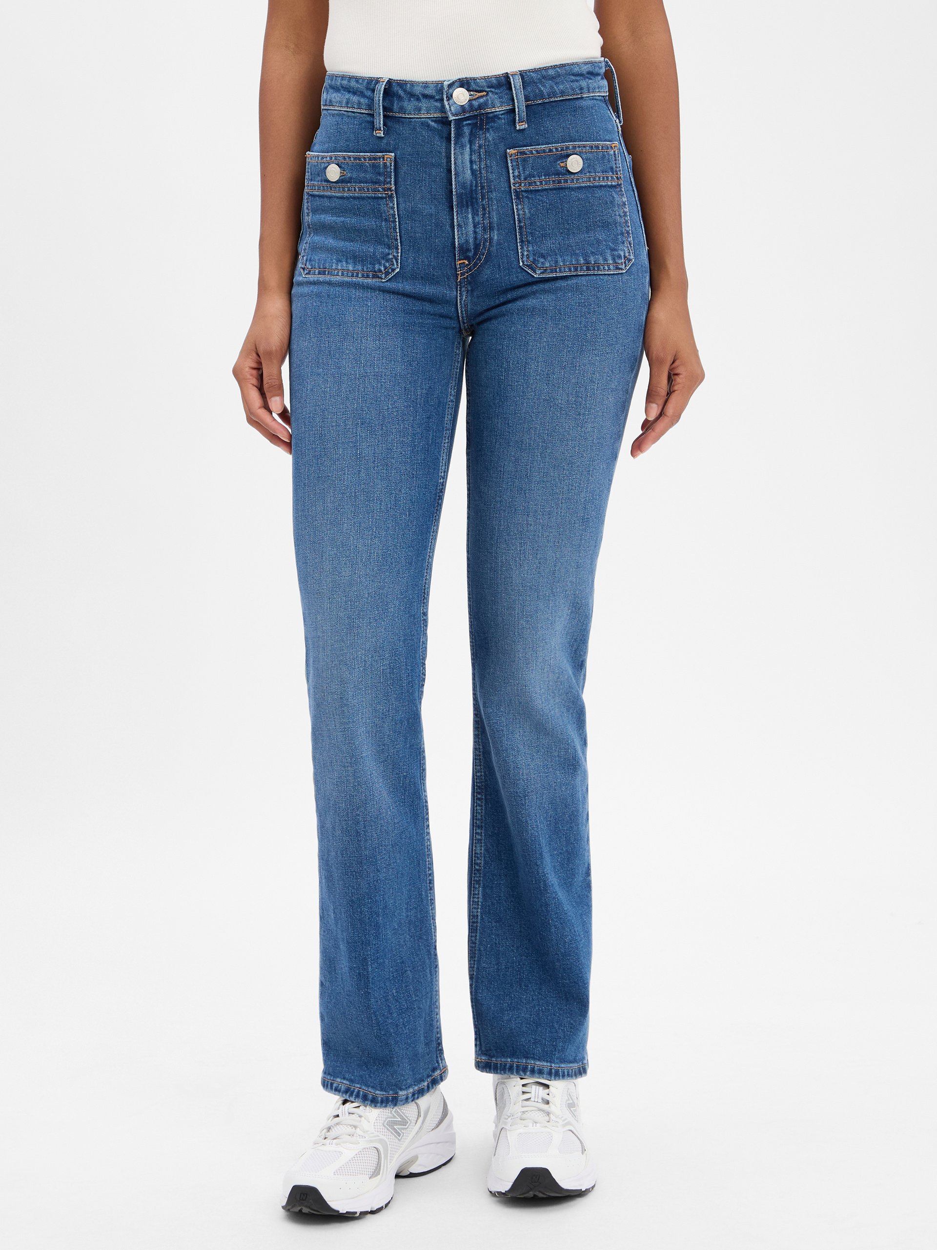 Tommy Hilfiger Dżinsy bootcut Kobiety Bawełna niebieski, 26-30