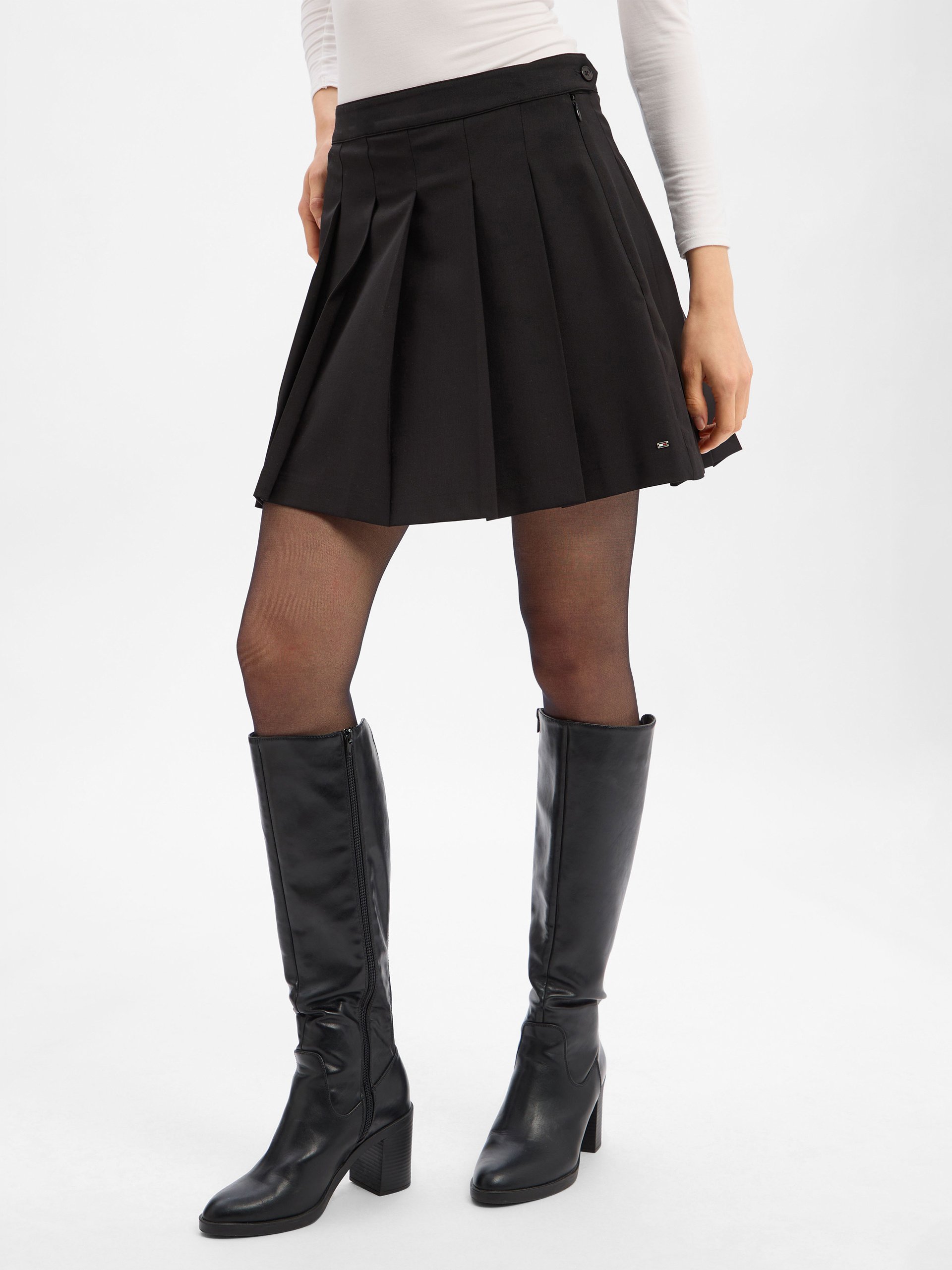 Tommy Hilfiger spódnica mini Kobiety czarny