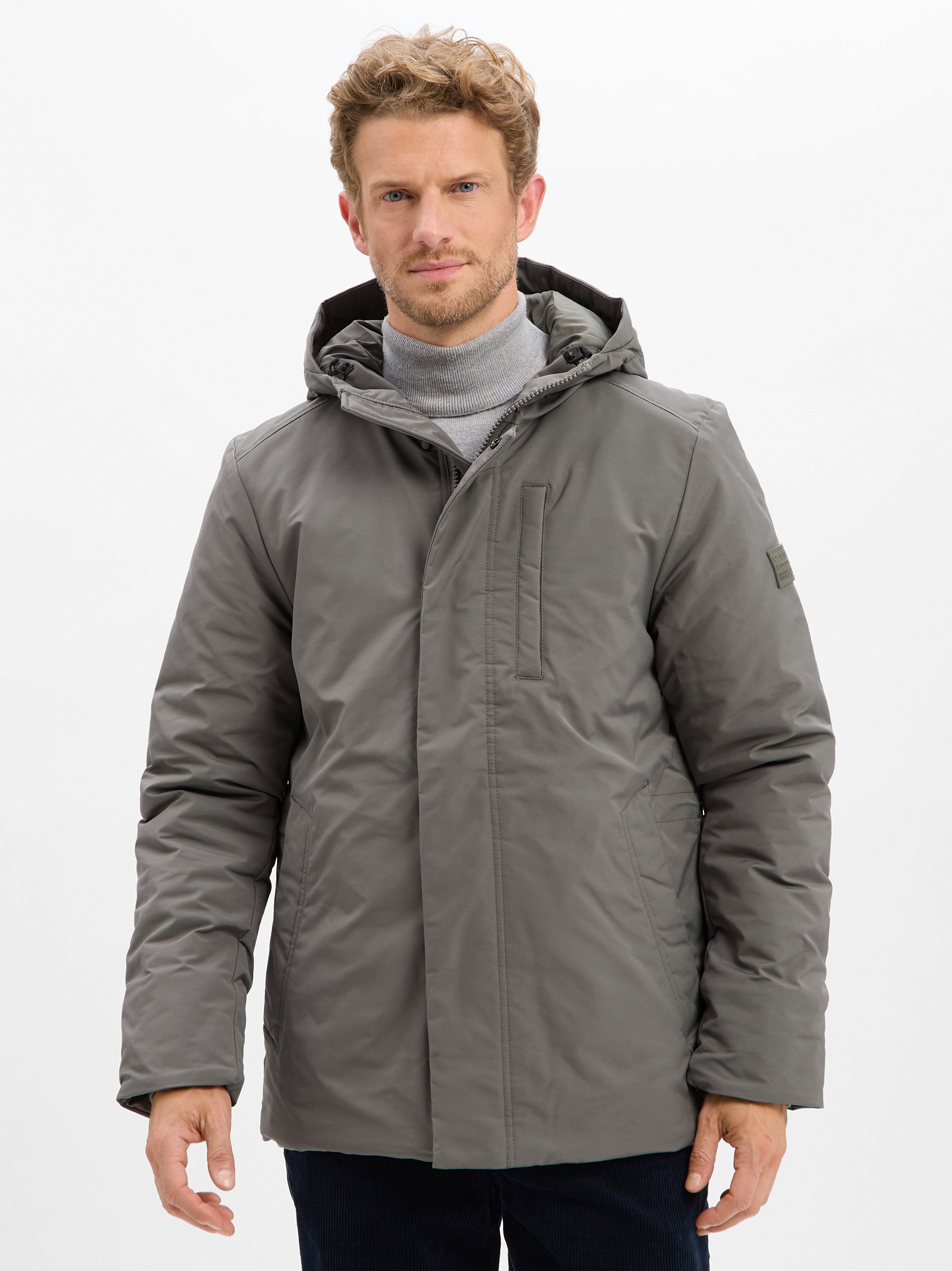 G-Star RAW kurtka zimowa - Clean Vodan Mężczyźni szary