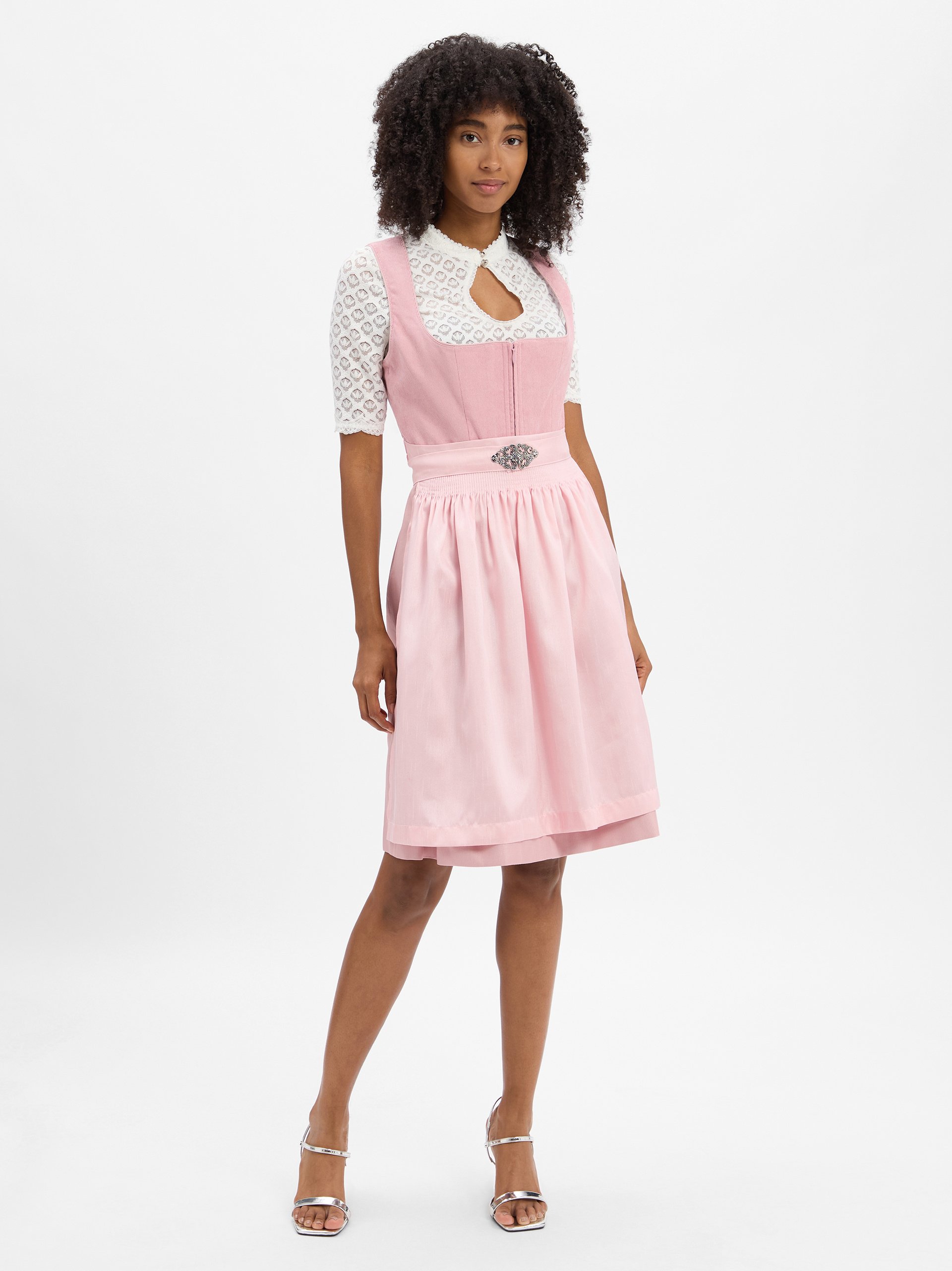 Krüger Dirndl dirndl Kobiety różowy