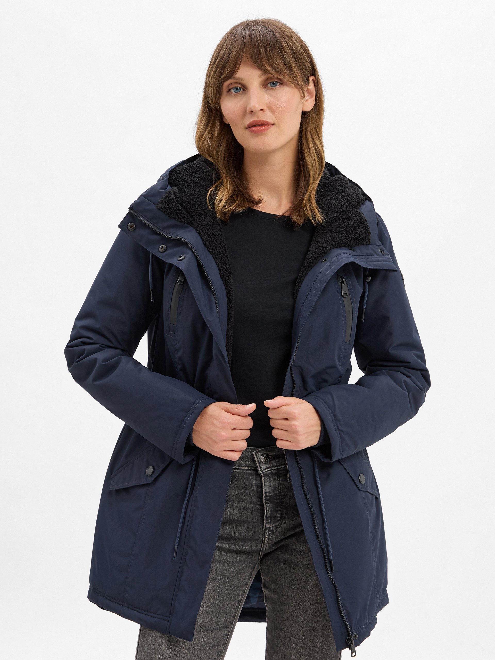 Ragwear Parka - Elsien Kobiety niebieski