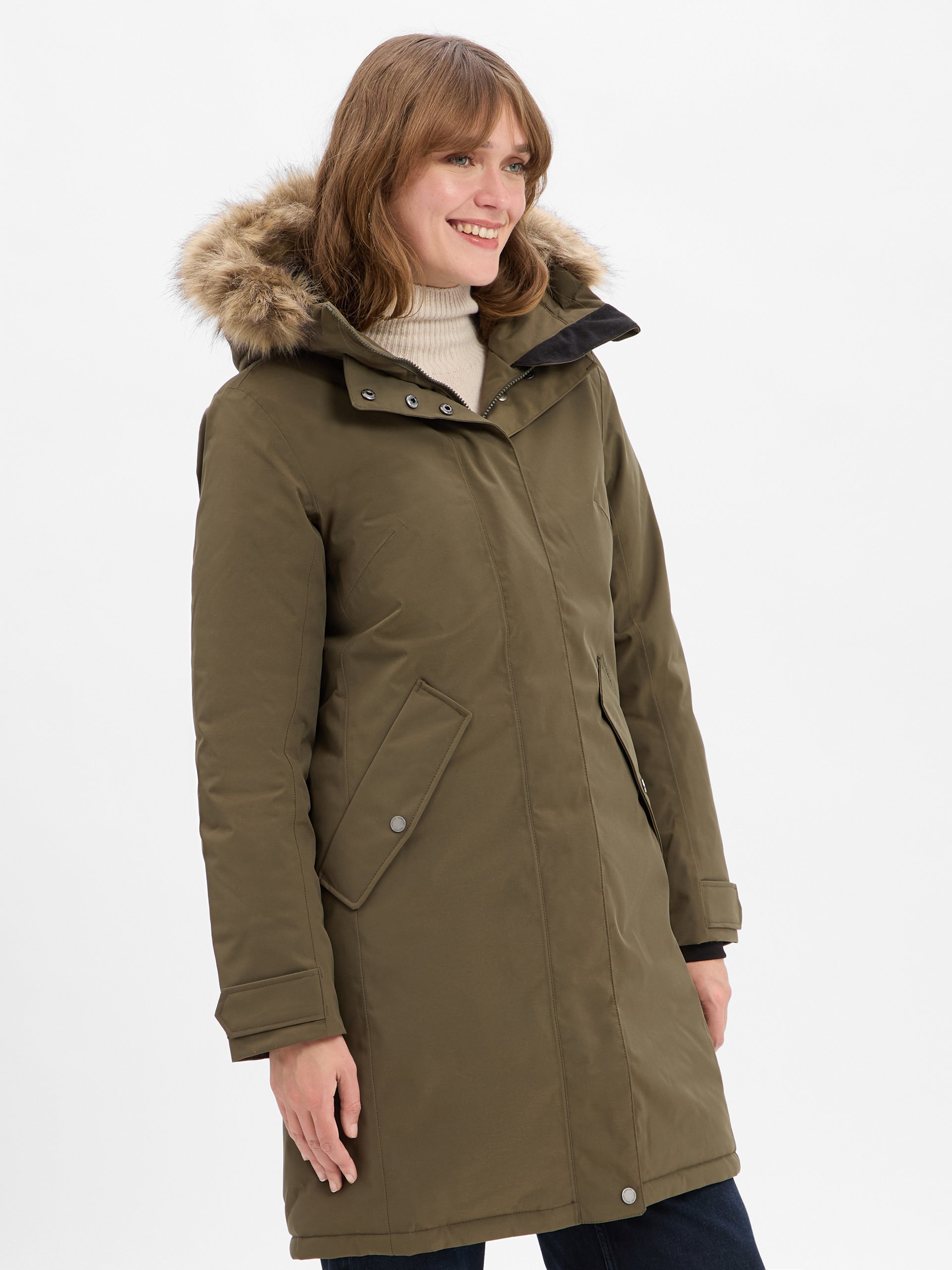 Didriksons Parka - Erna Kobiety zielony