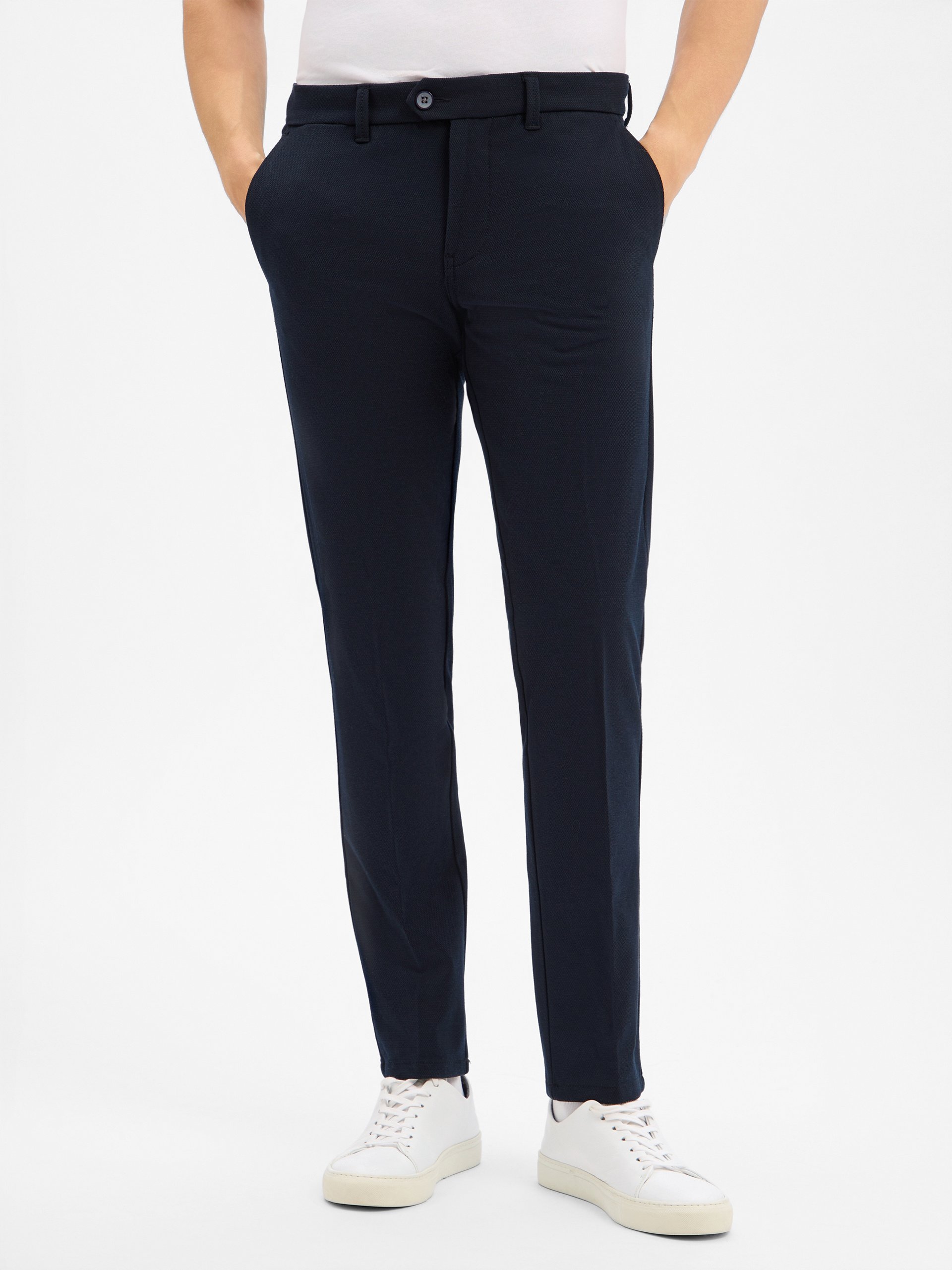 Finshley & Harding Spodnie - Dylan Slim Fit Mężczyźni niebieski, 36-34