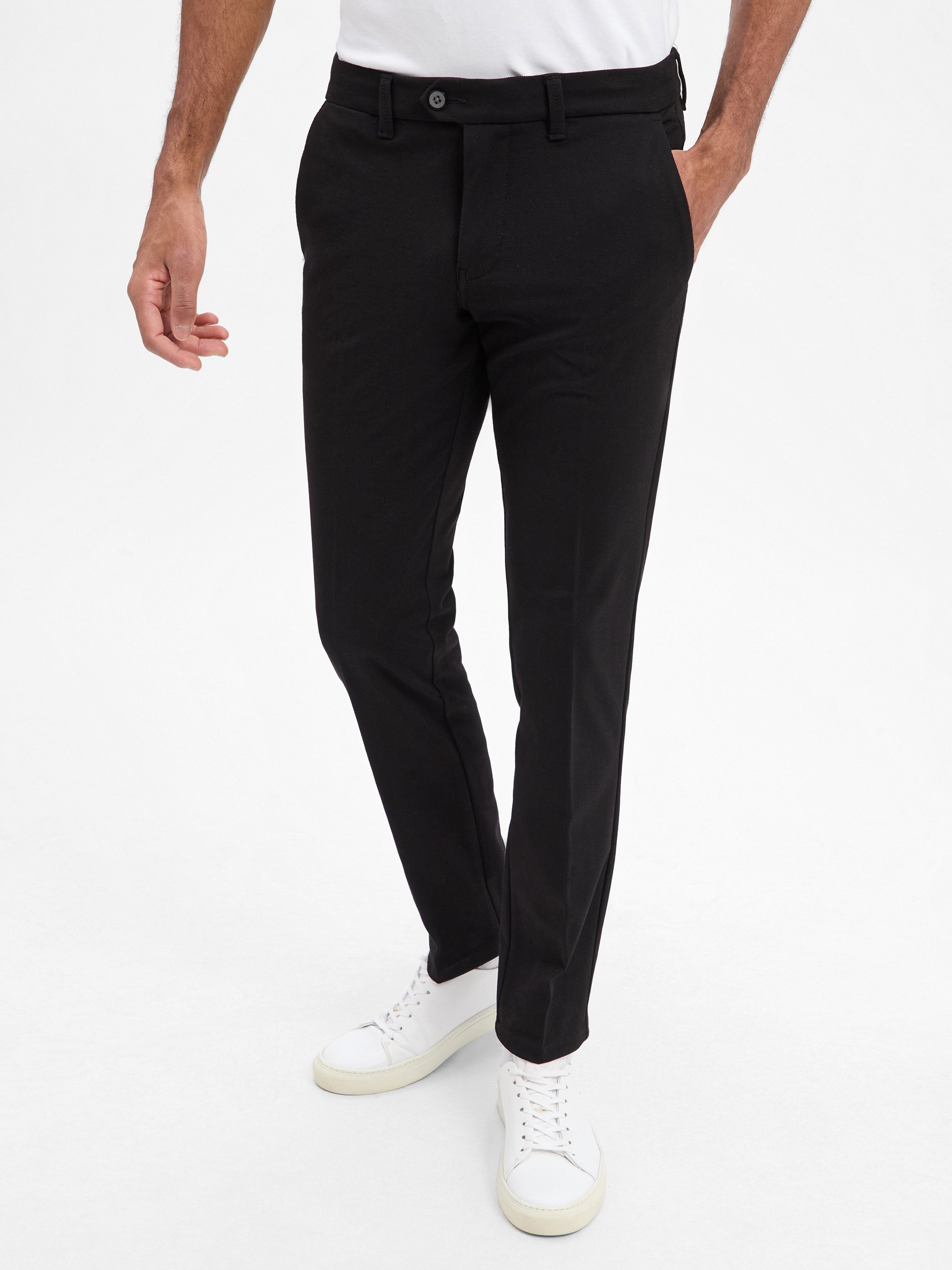 Finshley & Harding Spodnie - Dylan Slim Fit Mężczyźni czarny, 30-32