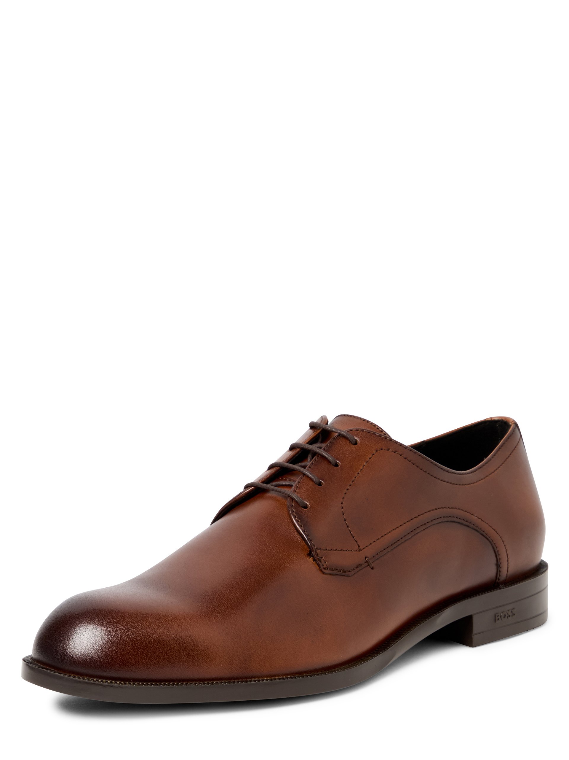 BOSS skórzane buty sznurowane - Tayil Mężczyźni skóra brązowy