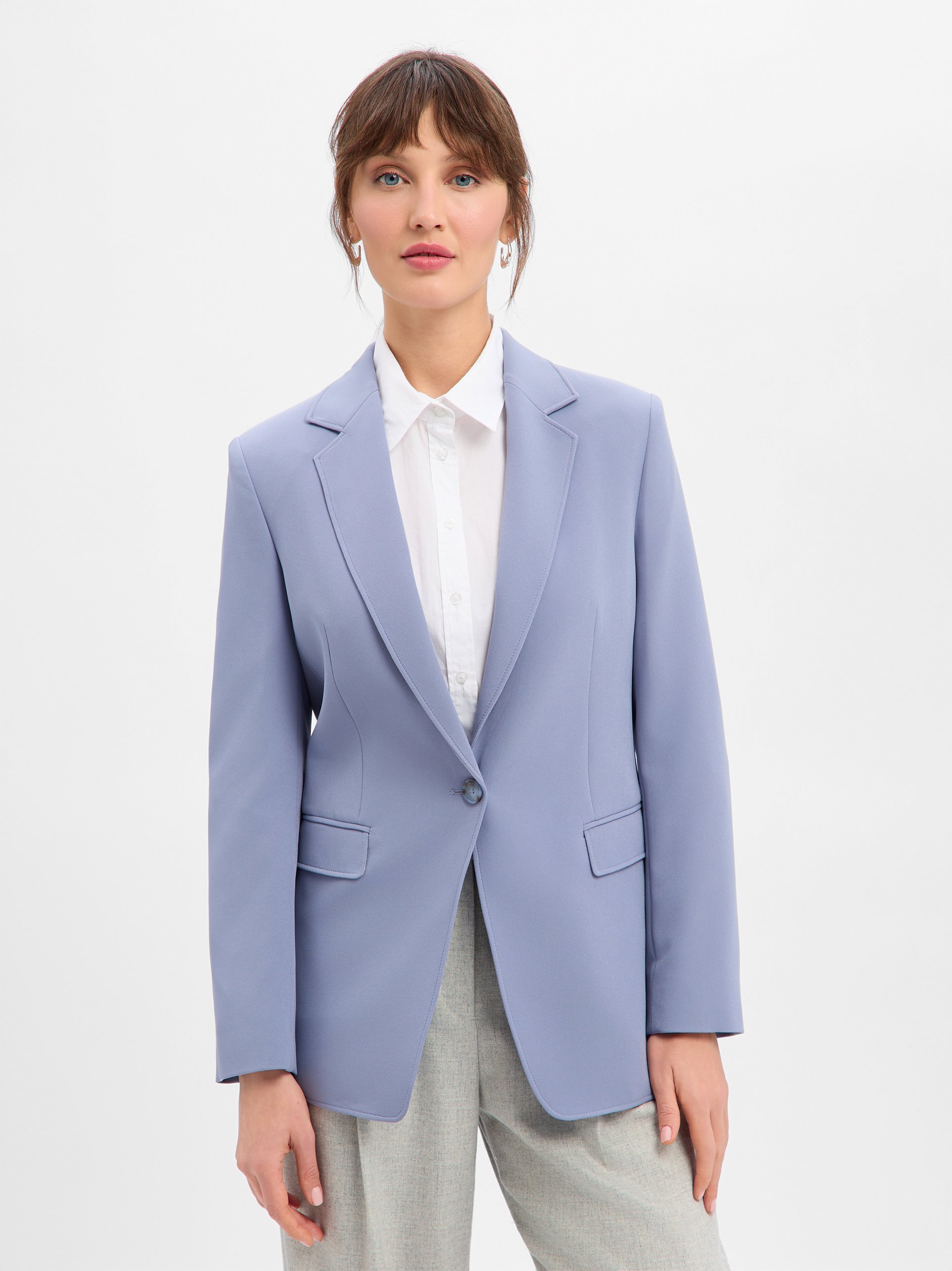 BOSS Orange Długi blezer - C_Jabla3 Kobiety lila