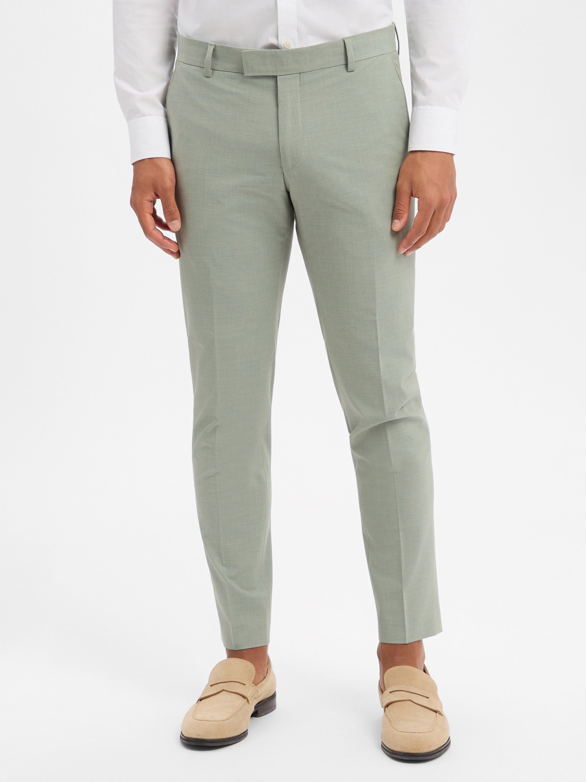 Strellson spodnie modułowe - Melwin Mężczyźni Slim Fit zielony