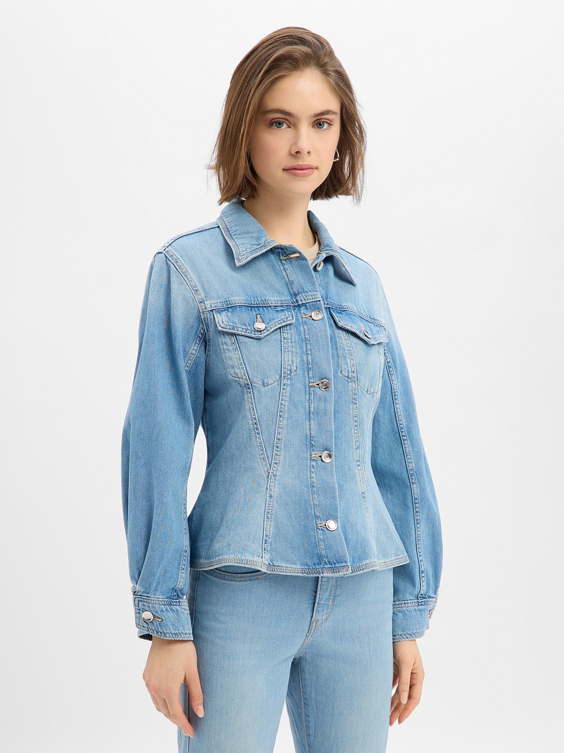 Liu Jo Collection kurtka dżinsowa Kobiety Jeansy niebieski