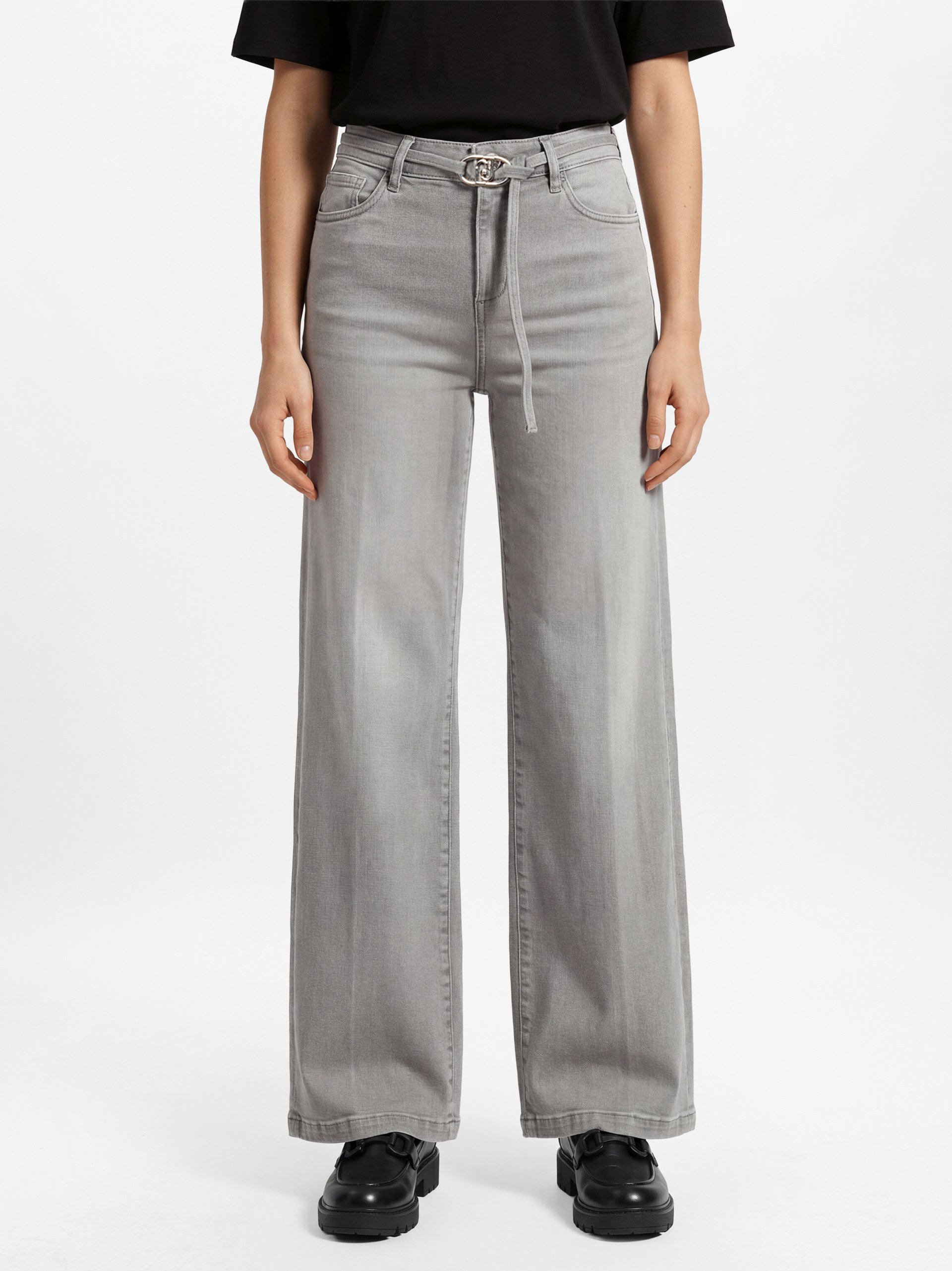 Liu Jo Collection Dżinsy - Good Flare Kobiety szary