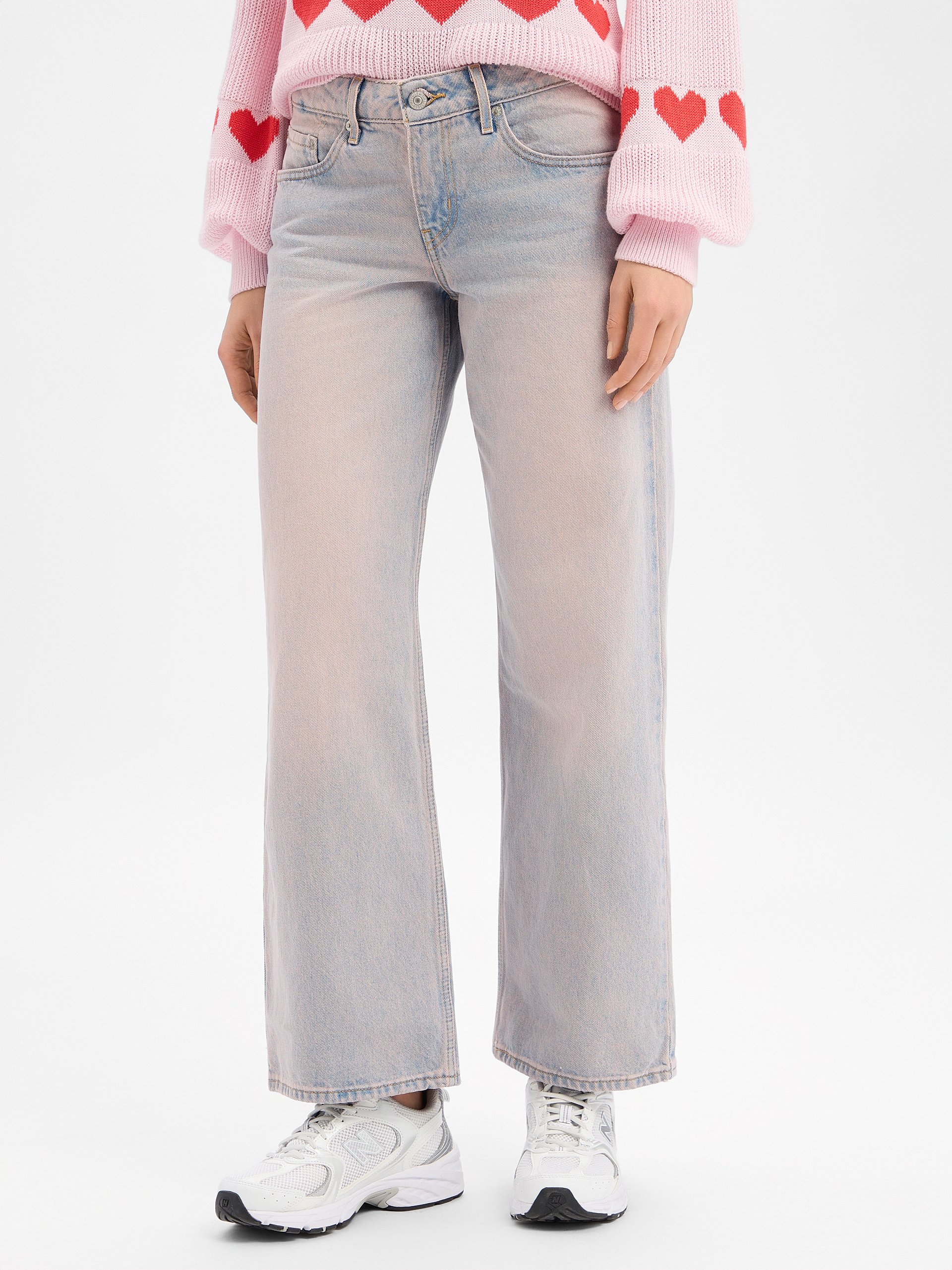 Levi's Dżinsy - Low Loose Kobiety Bawełna różowy|niebieski|wielokolorowy, 29-30