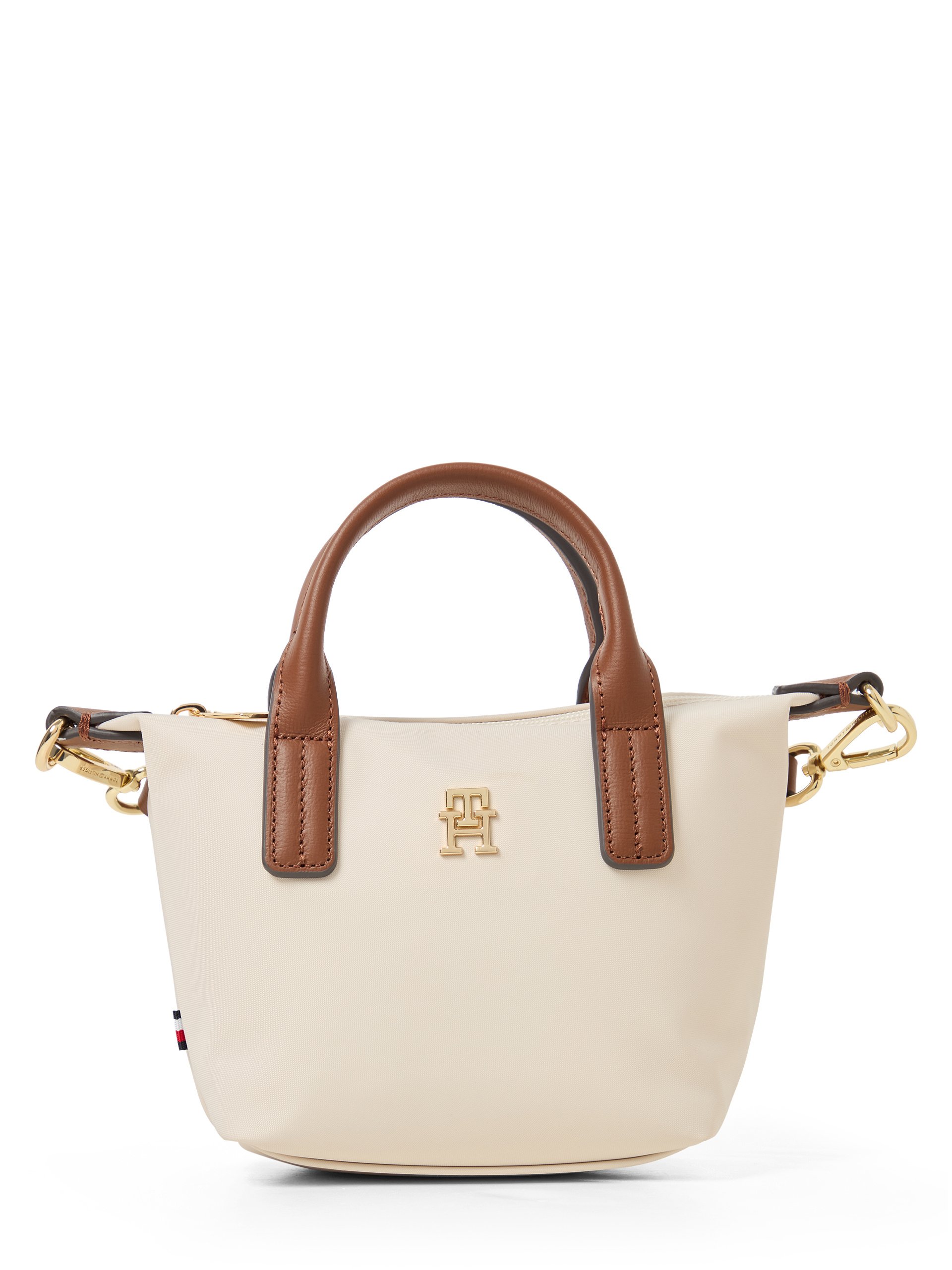 Tommy Hilfiger torba na ramię Kobiety Sztuczne włókno beżowy