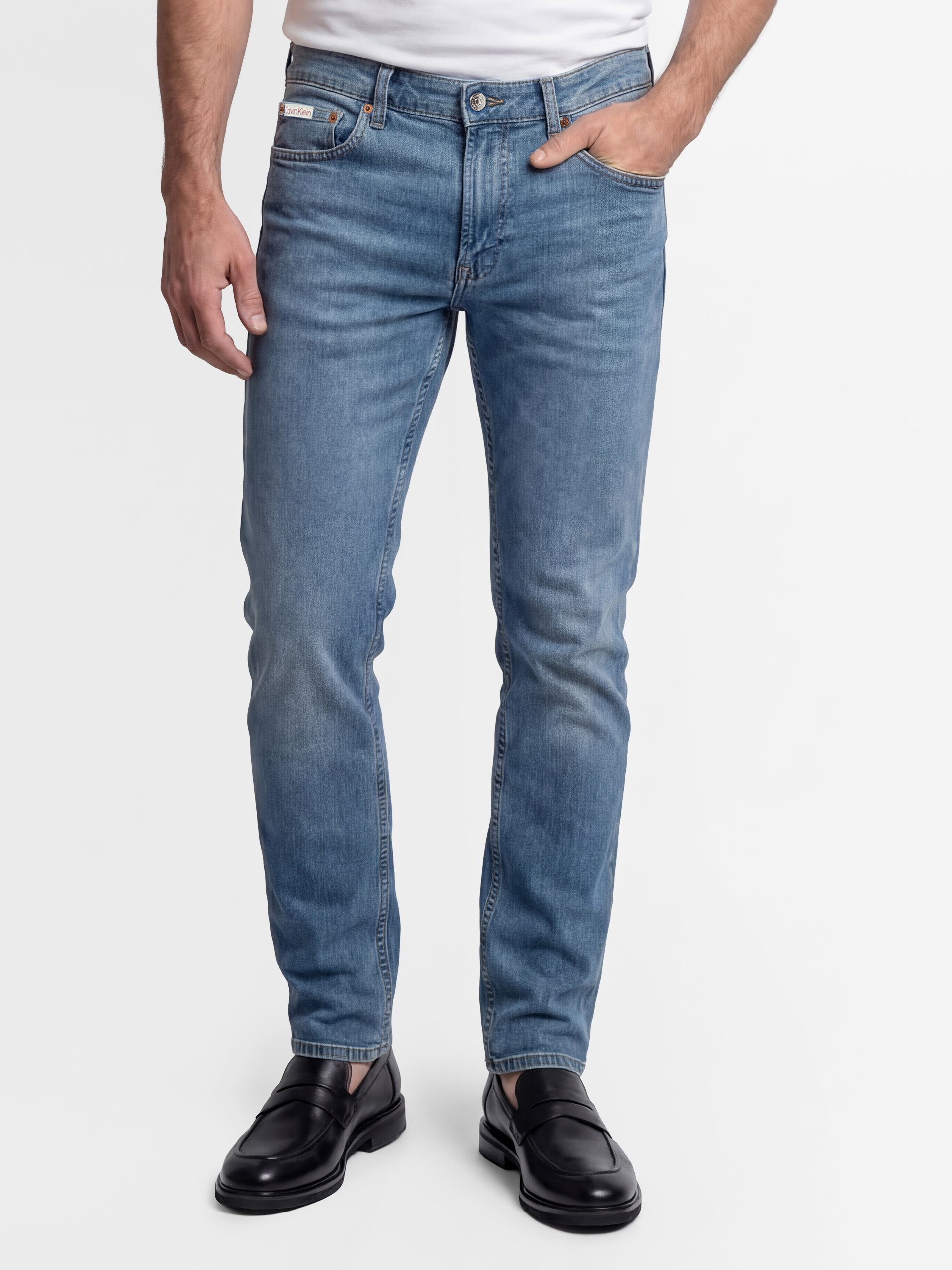 Calvin Klein Jeans Dżinsy Mężczyźni Bawełna niebieski, 33-34