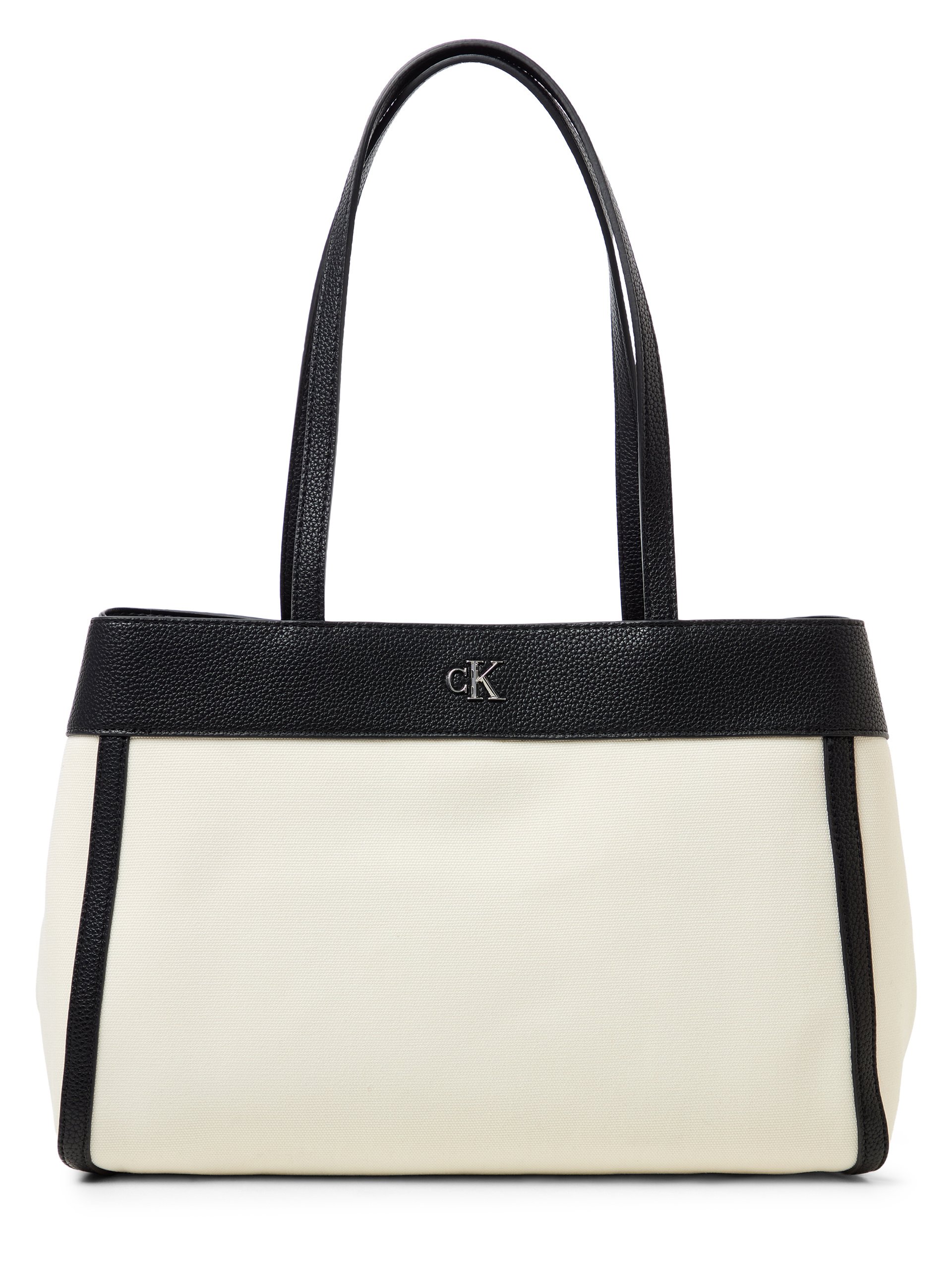 Calvin Klein shopper Kobiety biały|czarny