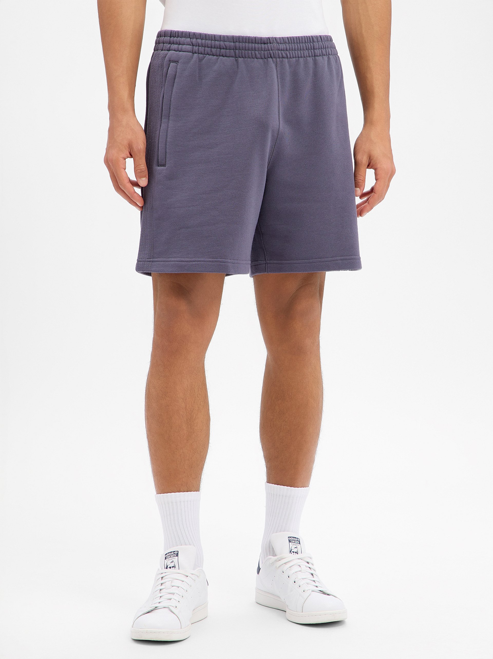 adidas Originals spodenki dresowe Mężczyźni Materiał dresowy szary