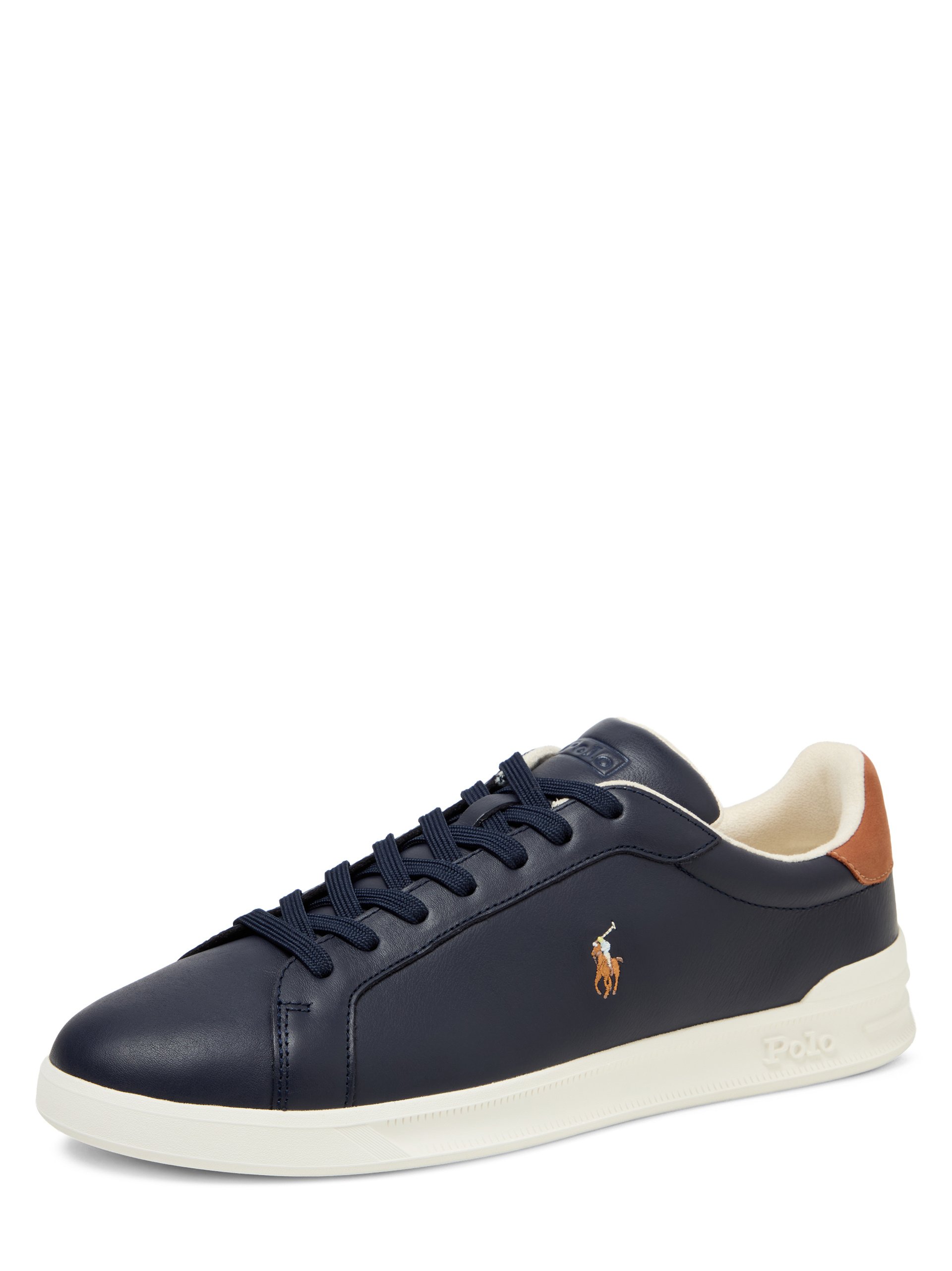 Polo Ralph Lauren skórzane buty sportowe Mężczyźni skóra niebieski