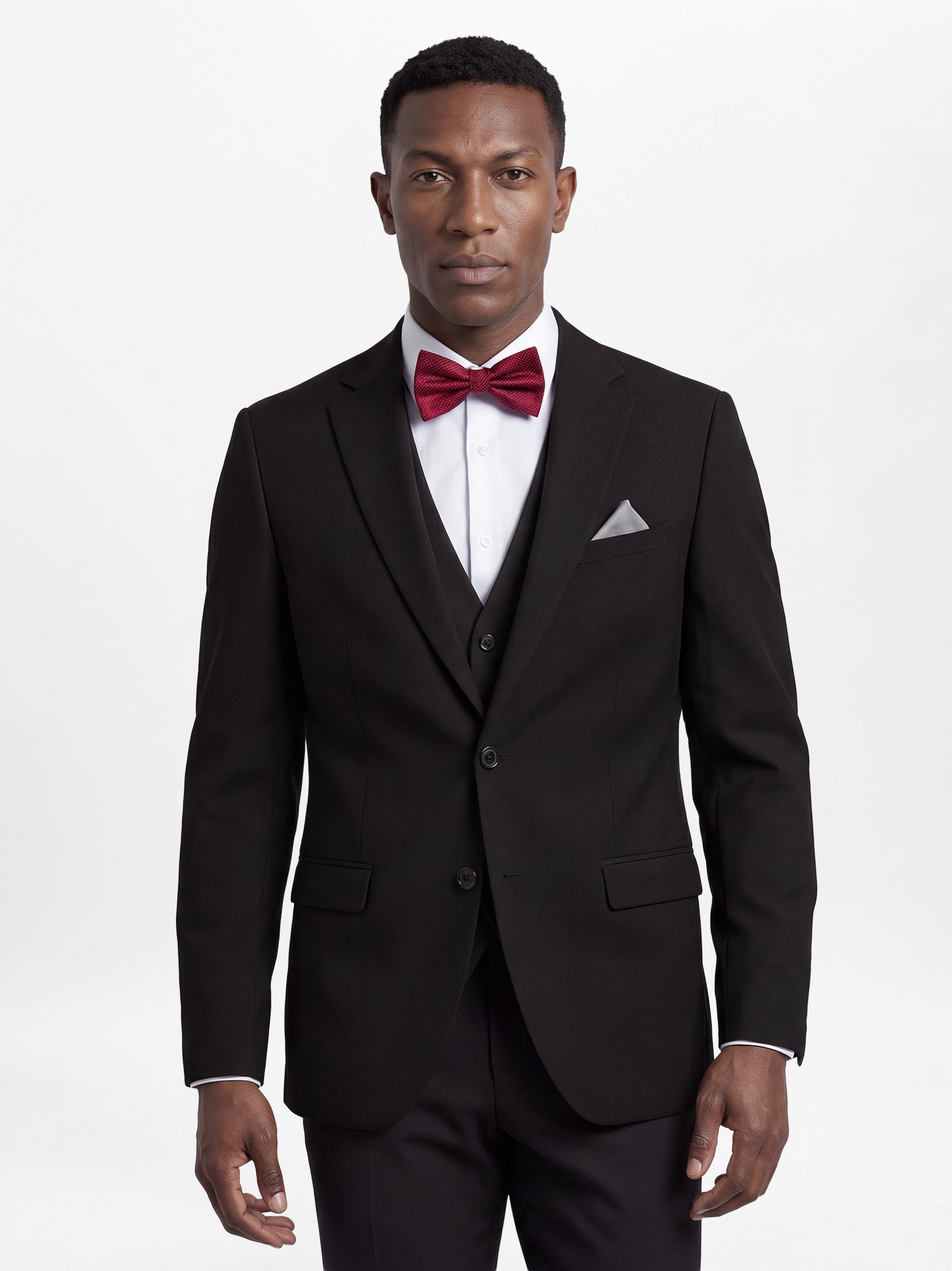 Finshley & Harding kurtka modułowa Mężczyźni Modern Fit czarny