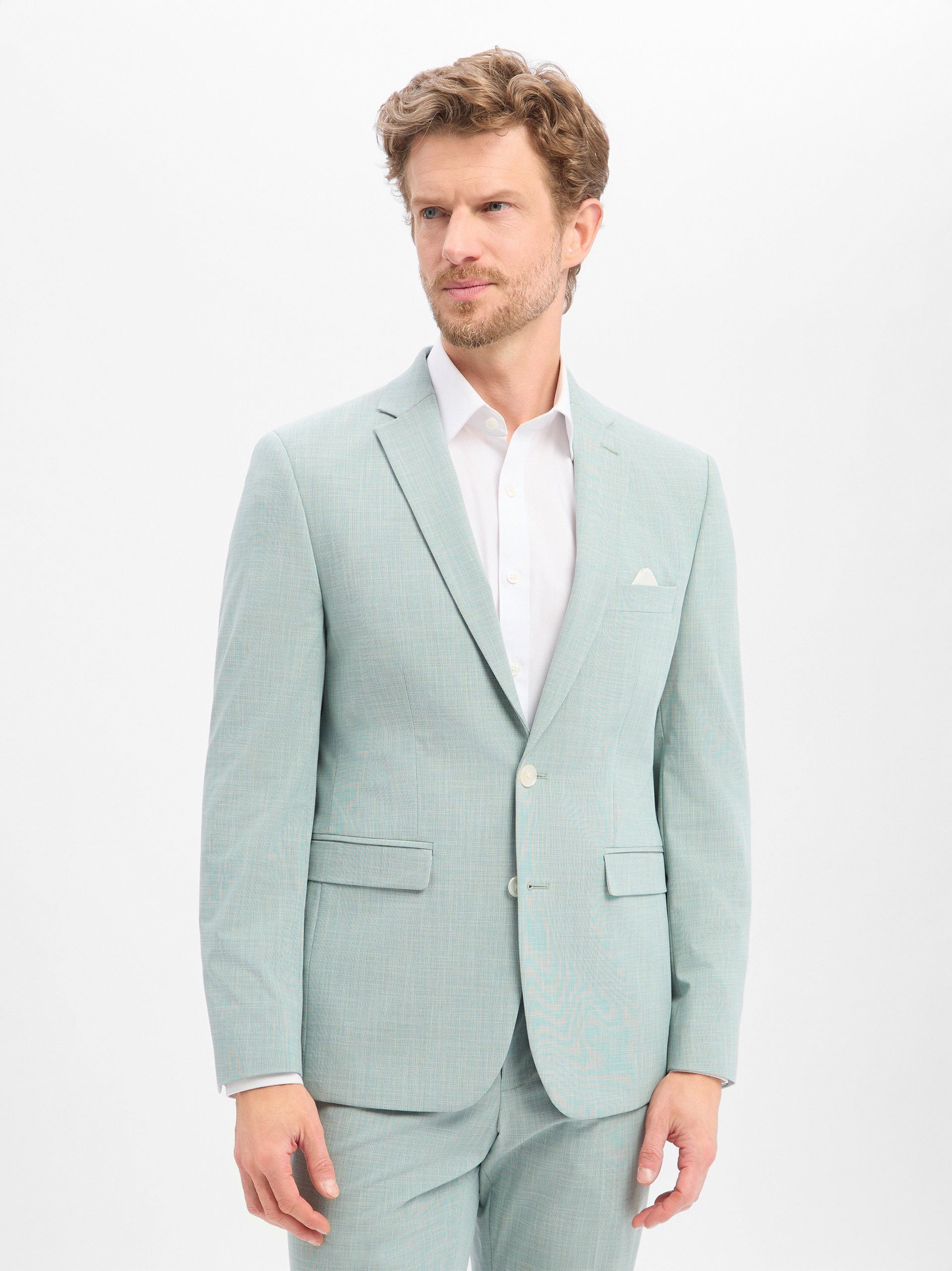 Finshley & Harding kurtka modułowa - Steven Mężczyźni Modern Fit zielony