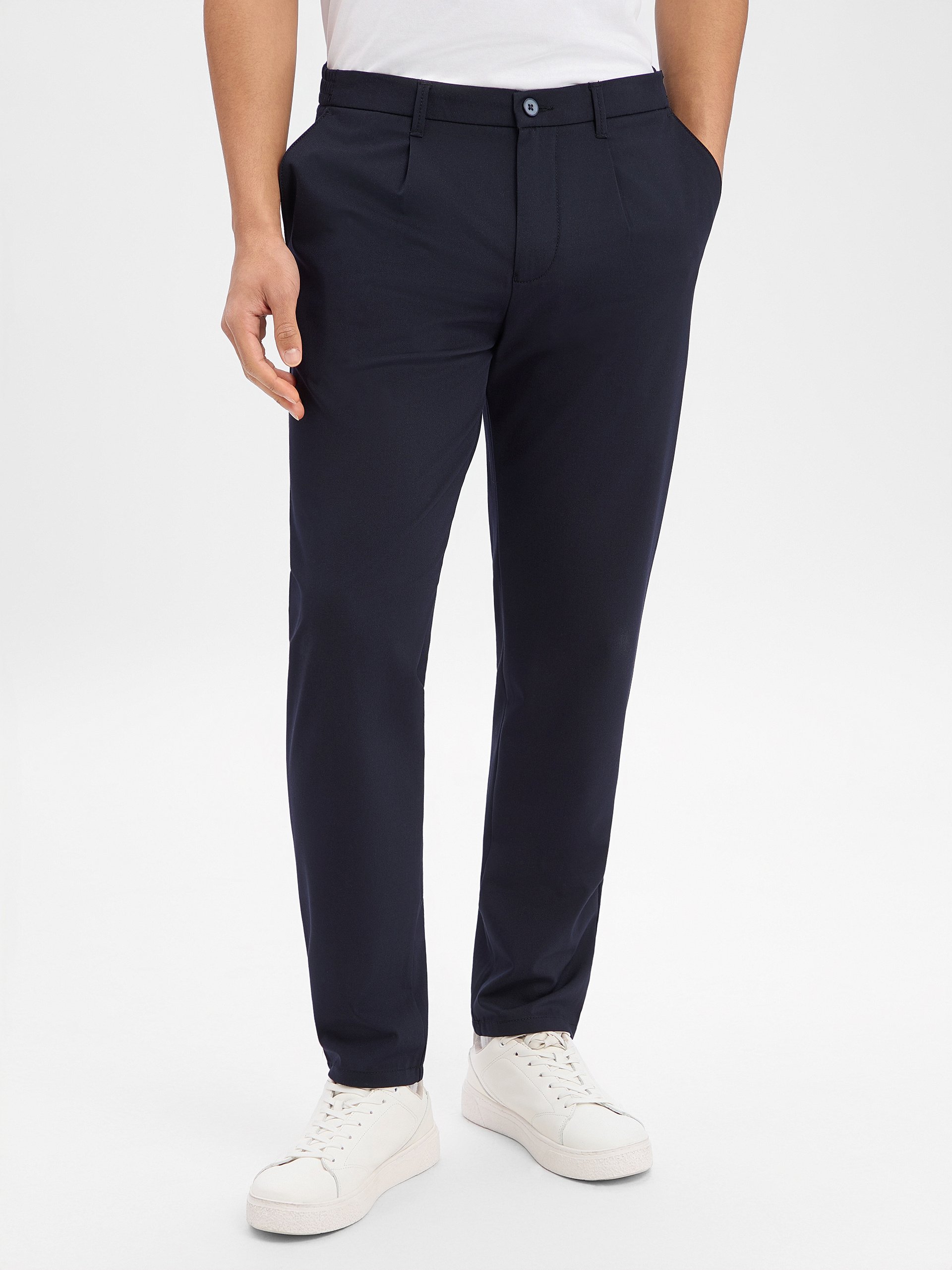 Finshley & Harding Chino - Riley Mężczyźni niebieski, 32-30