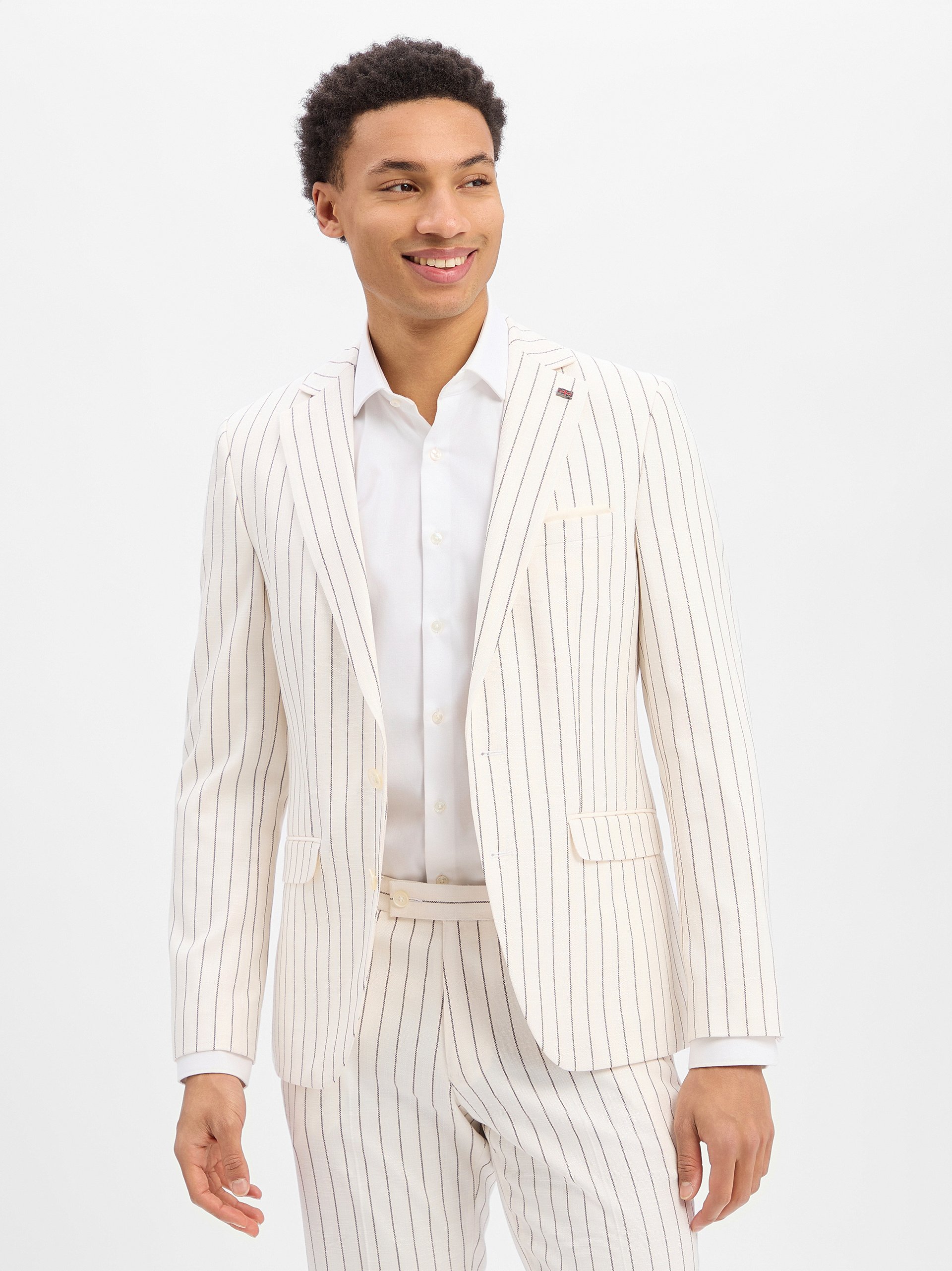Finshley & Harding London kurtka modułowa Mężczyźni Slim Fit beżowy