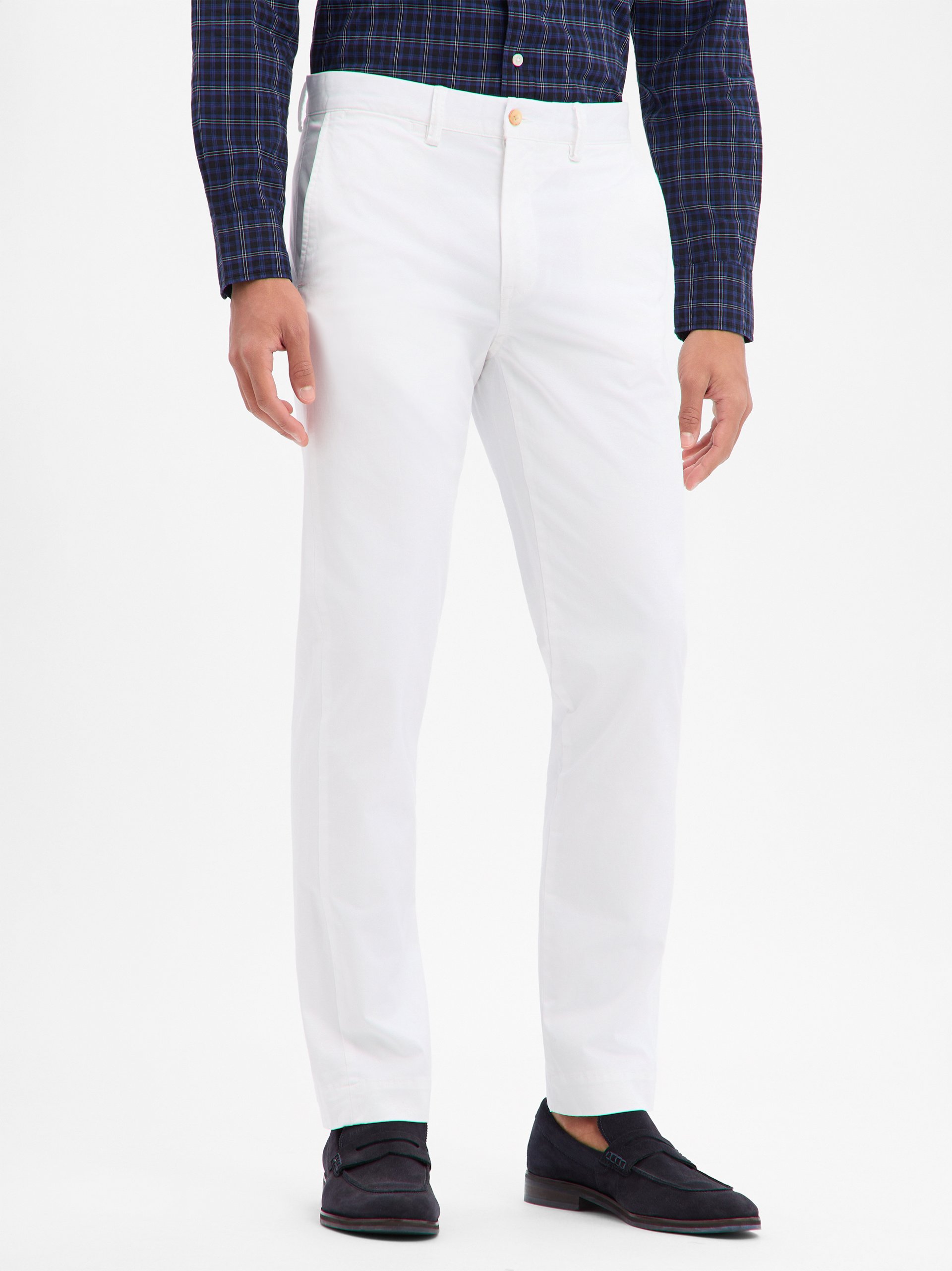Polo Ralph Lauren Spodnie - Bedford Mężczyźni Bawełna biały, 36-32