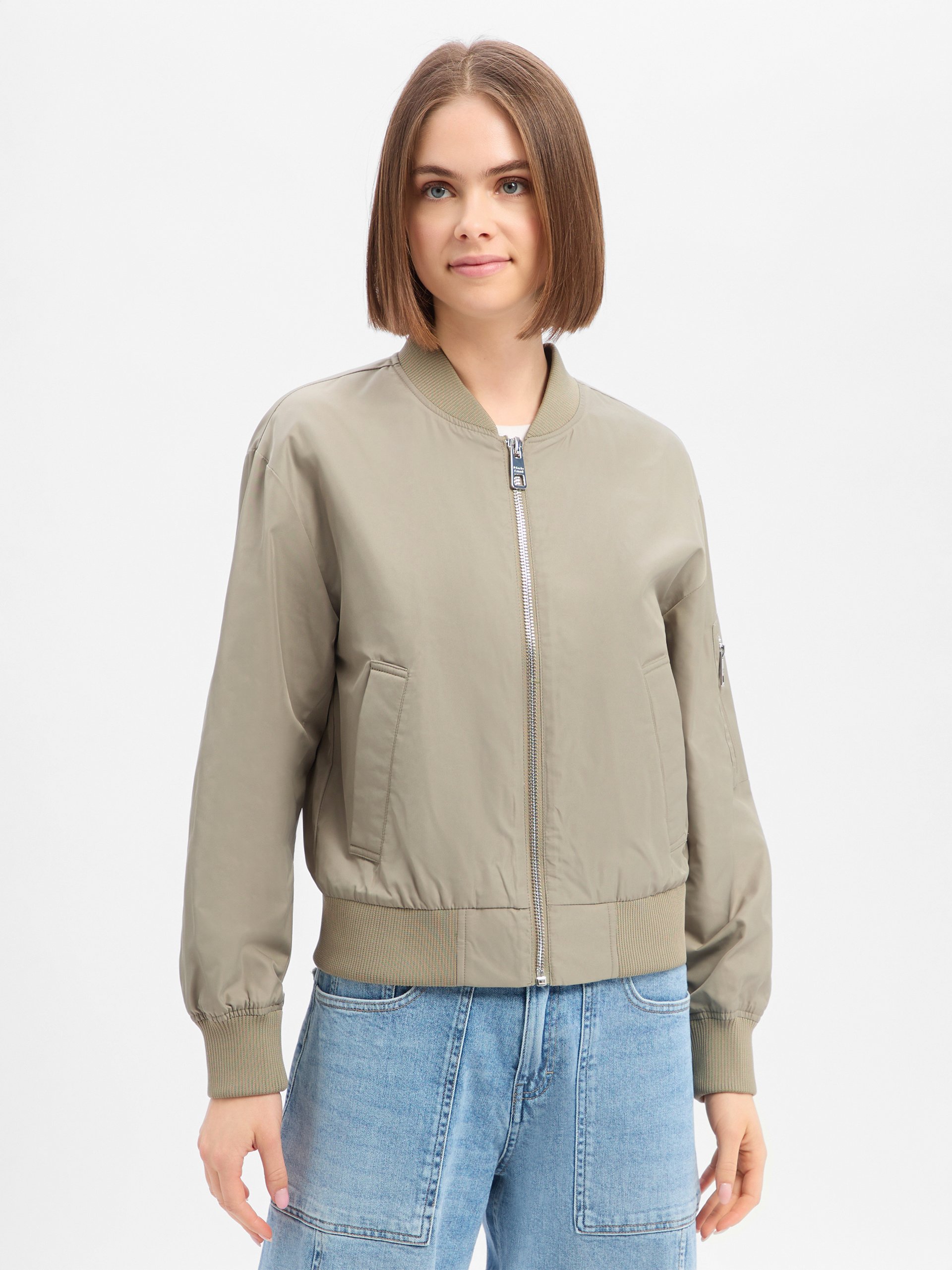 Marie Lund kurtka bomber Kobiety zielony