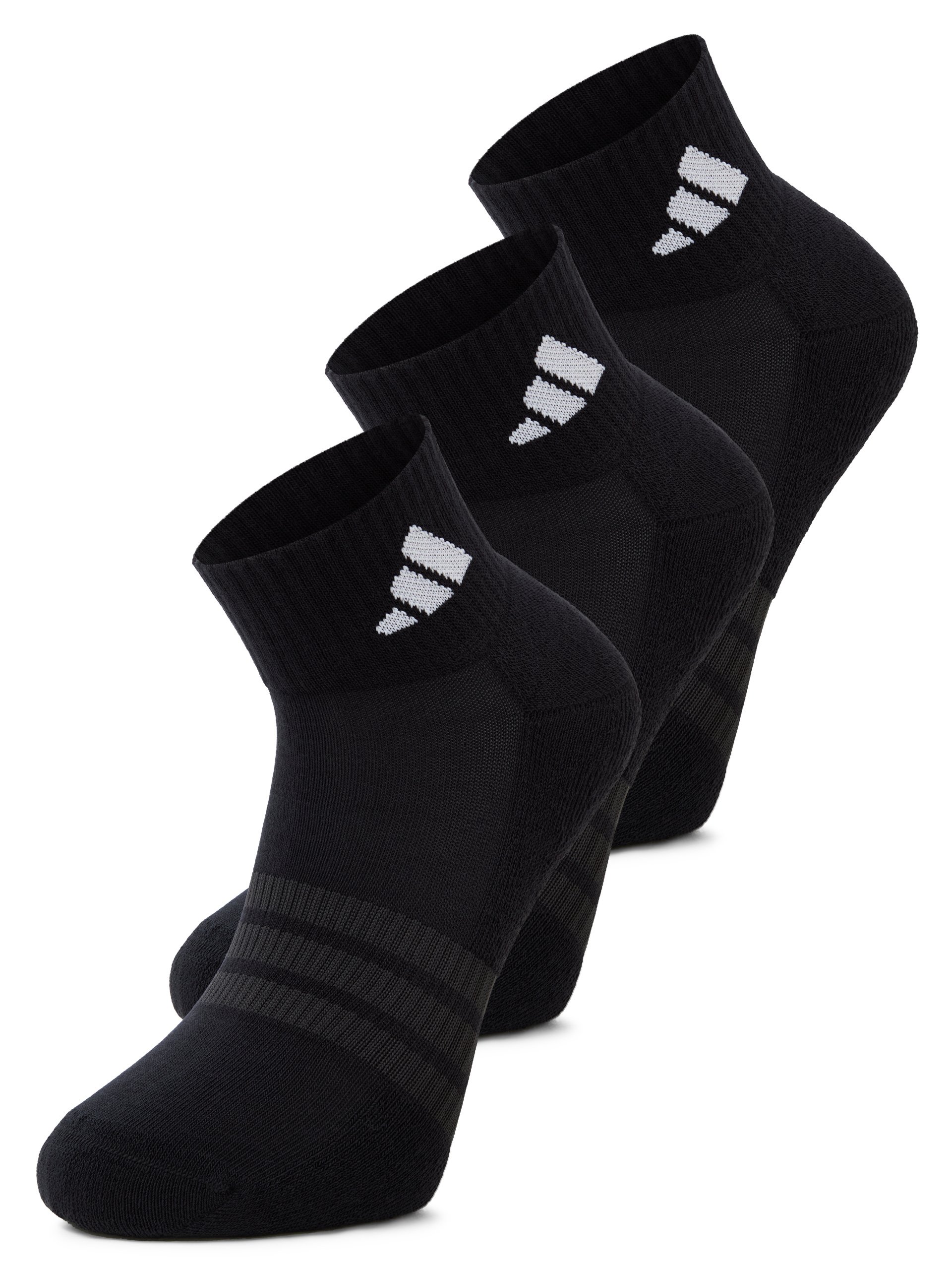 adidas Performance skarpety za kostkę w 3-paku Mężczyźni Bawełna czarny