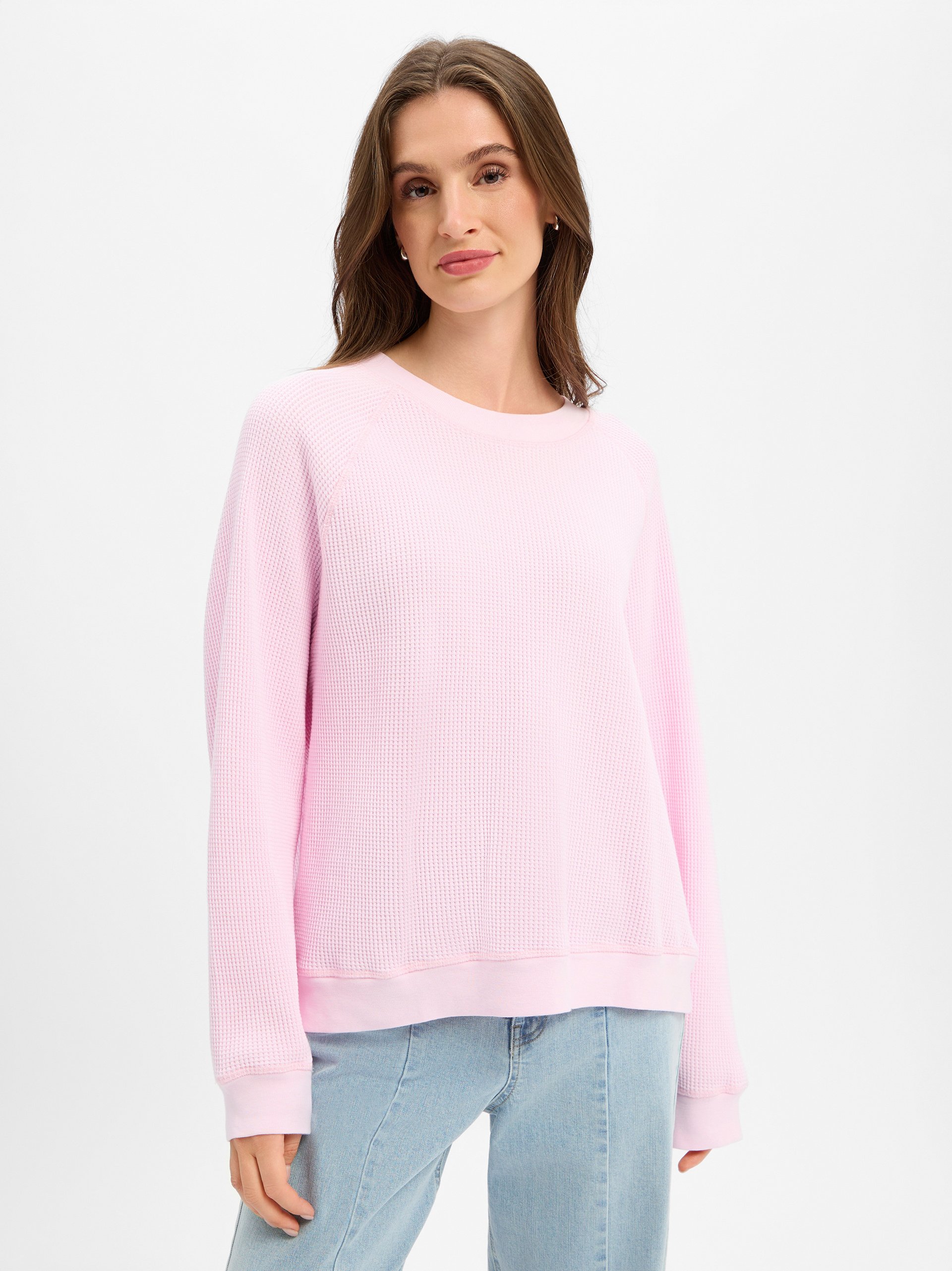 american vintage Bluza - Uscow Kobiety Bawełna (100%) różowy, M/L