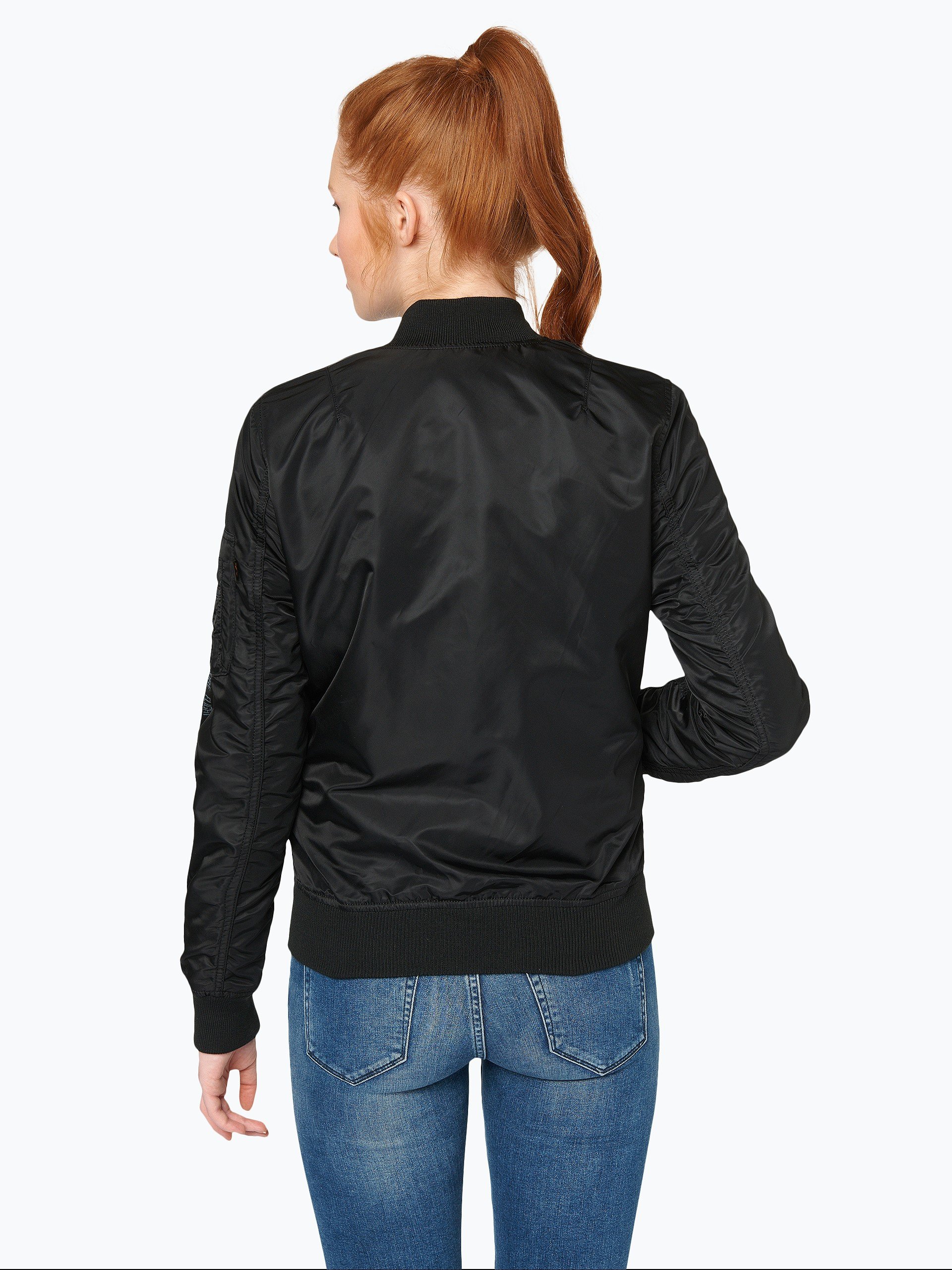 Alpha Industries Damen Jacke schwarz uni online kaufen  PEEKUNDCLOPPENBURG.DE