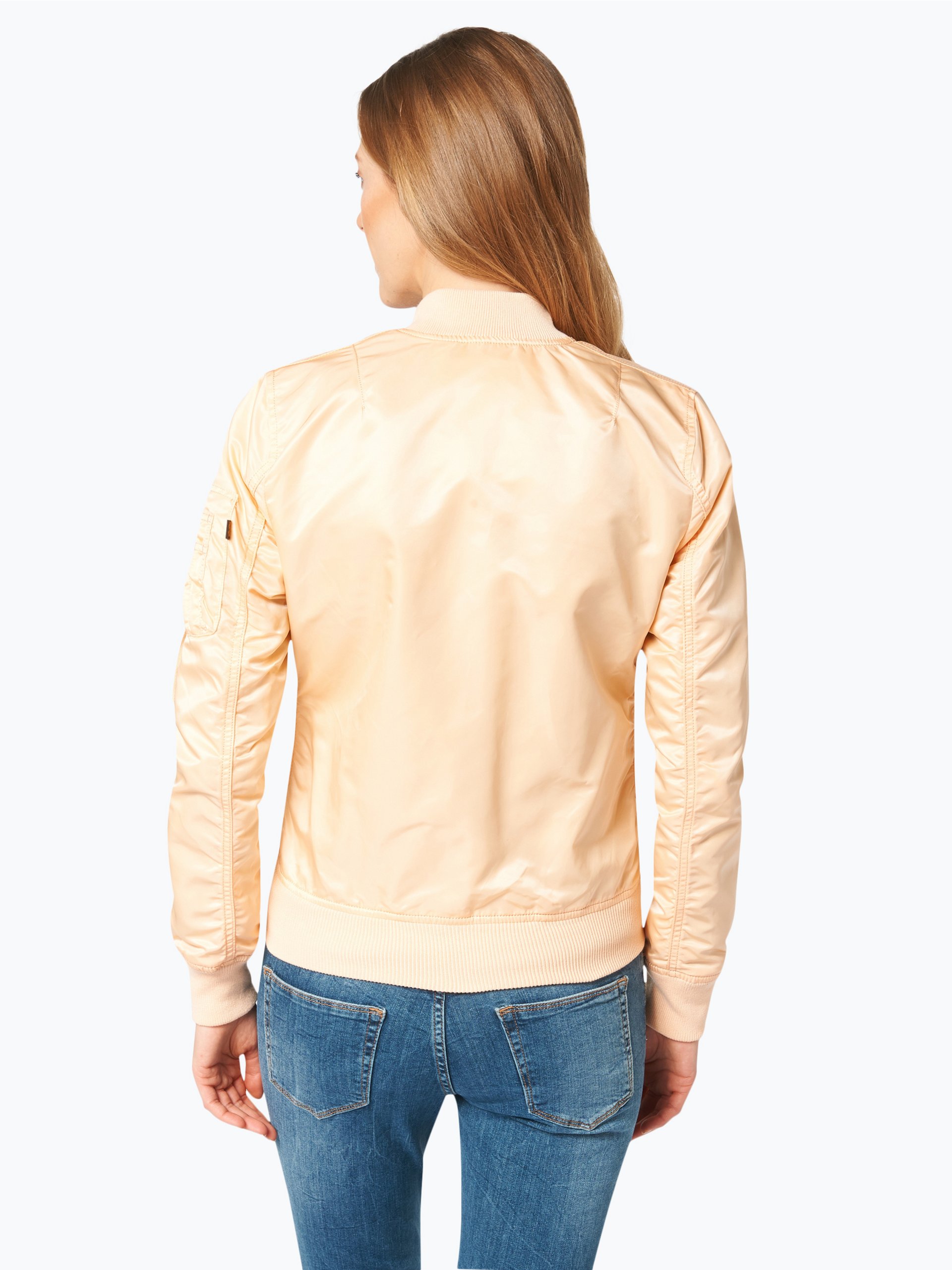 Alpha Industries Damen Jacke aprikot uni online kaufen  PEEKUNDCLOPPENBURG.DE