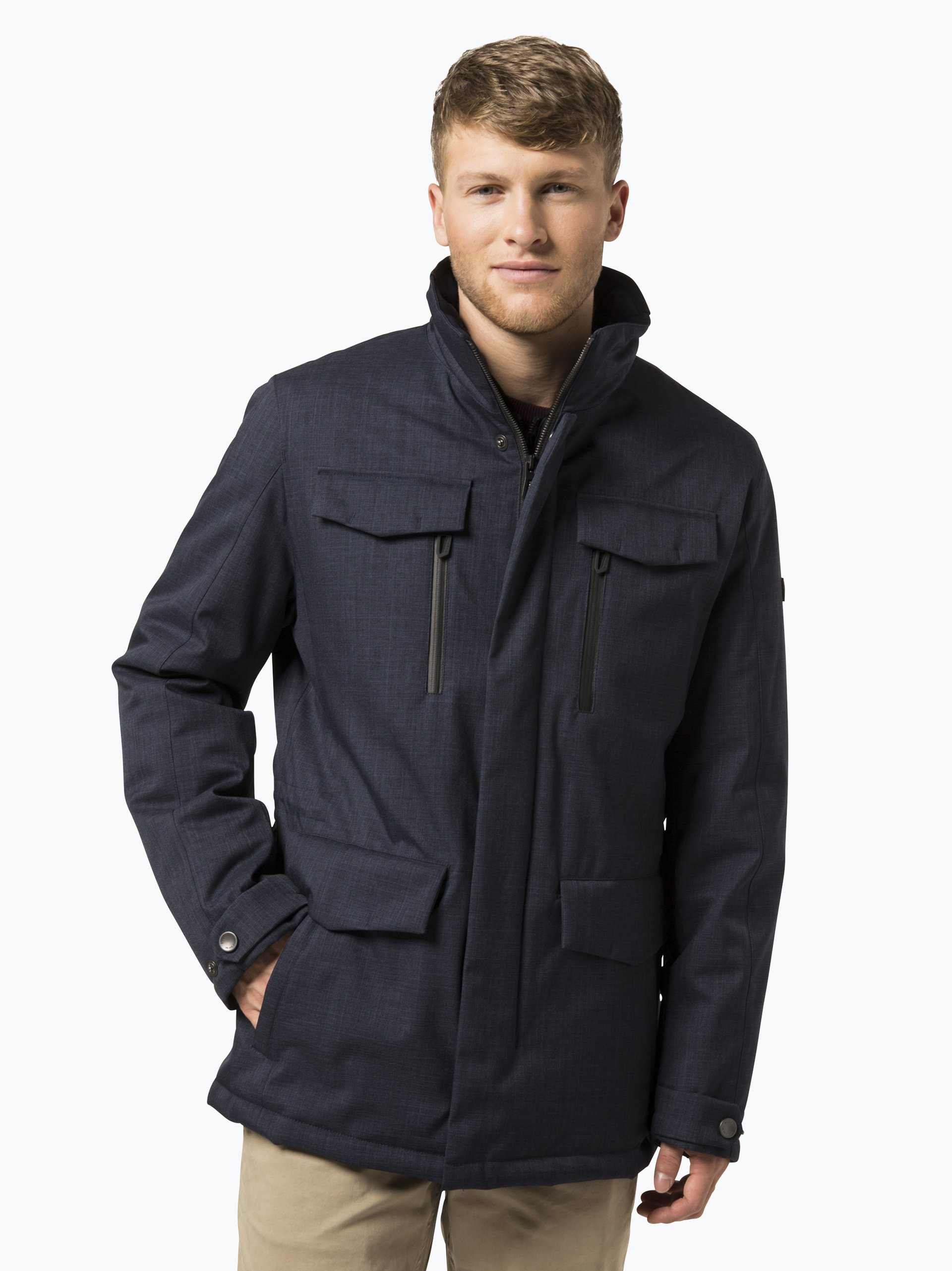 Bugatti Herren Jacke marine uni online kaufen  VANGRAAF.COM