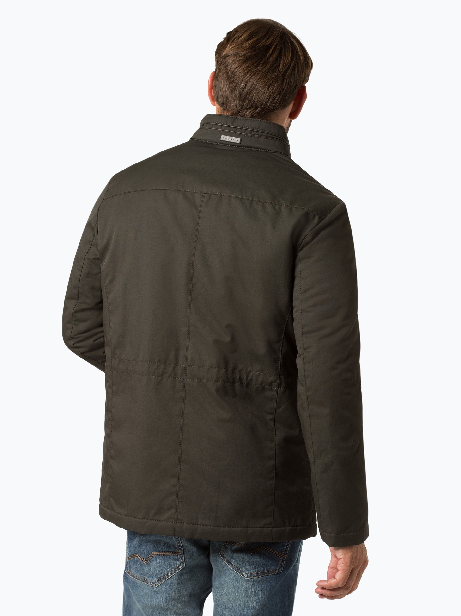 Bugatti Herren Jacke oliv uni online kaufen  VANGRAAF.COM