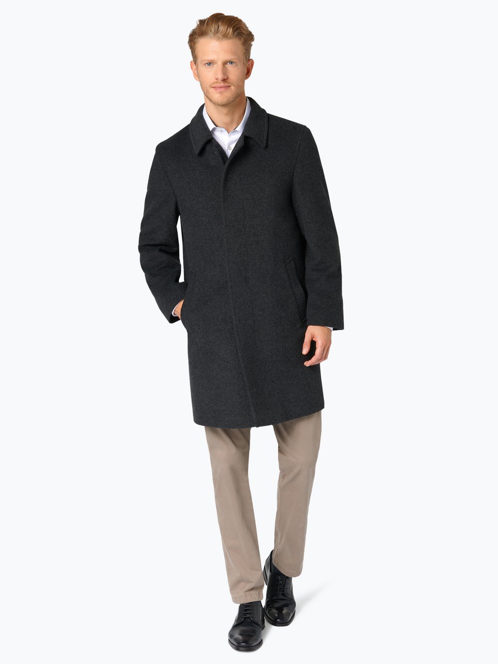 Bugatti Herren Mantel mit Cashmere Anteil online kaufen Bugatti Herren Mantel mit Cashmere Anteil online kaufen