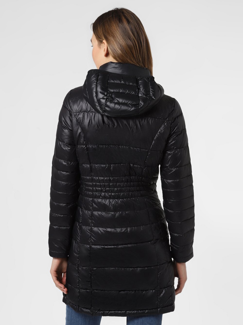 Calvin Klein Płaszcz puchowy damski kup online | VANGRAAF.COM Płaszcz puchowy z kapturem CALVIN KLEIN® | IG0IG00596BEH